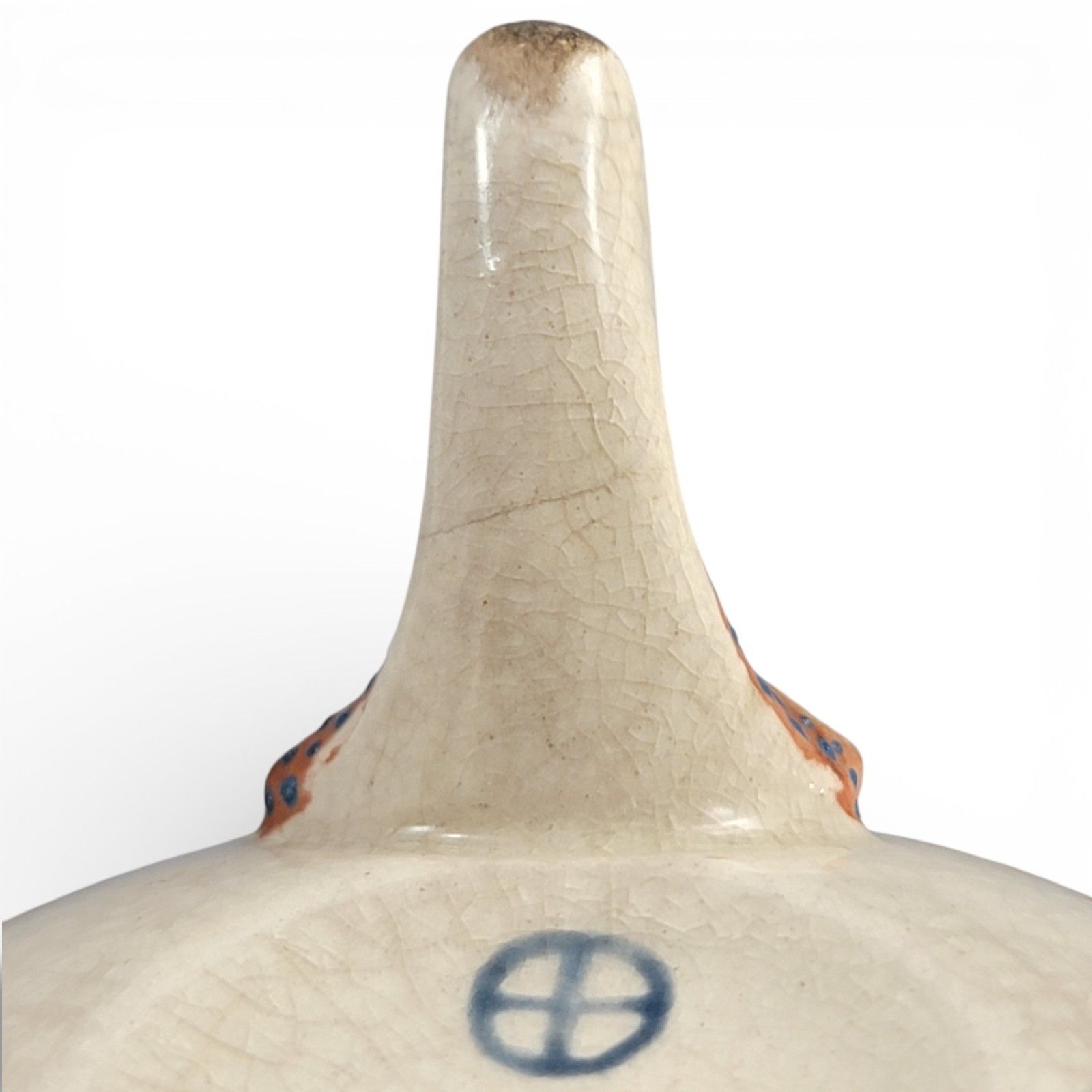 photo vintage Signed Meiji Satsuma Koro Incense Burner By Shunzan With Shi Shi Lid, C.1890