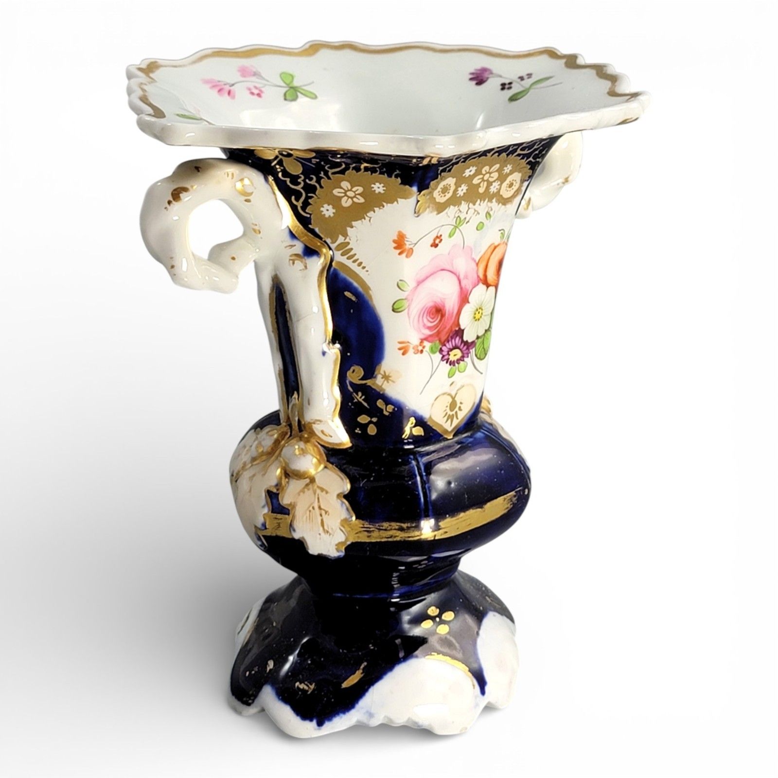 Antiqu Georgian Old Paris Porcelain “Vase De Mariée”, France, C. 1820–1840 photo for sale