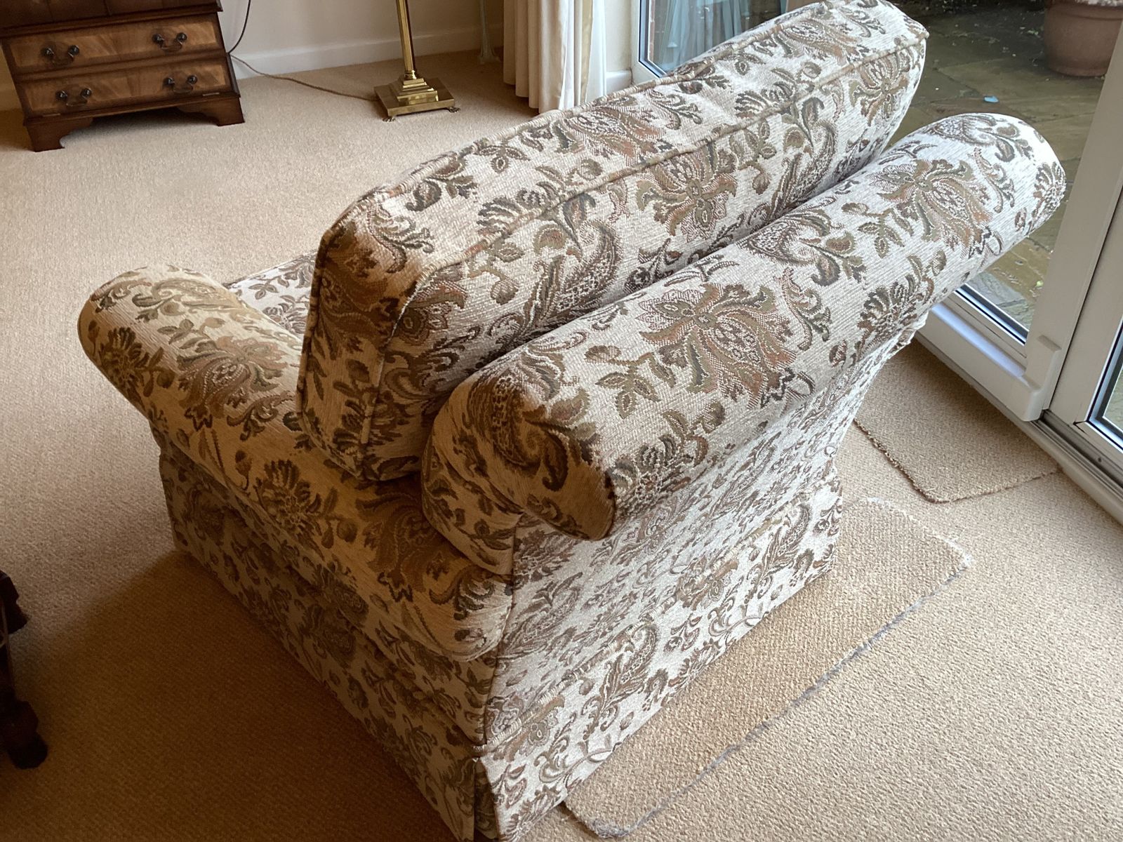 A Great Quality Three Piece Suite By Gainsborough From The Early 21st Century. In Super Condition With New Firmer Seats And Arm Covers From The Original Material. Sofa Or Chairs Can Be Sold Individually photo Furniture
