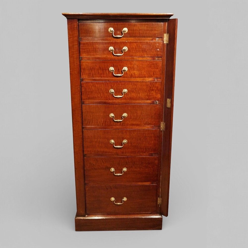 Edwardian Mahogany Wellington Chest photo buy