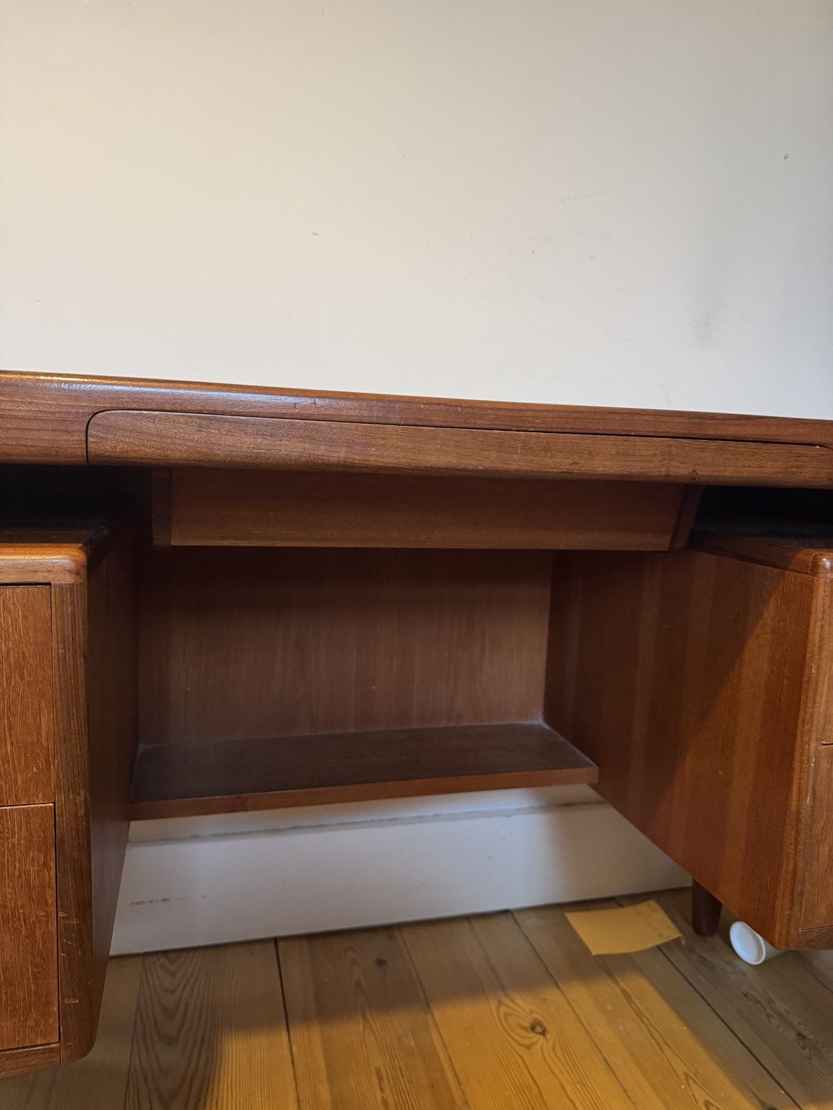 G Plan Fresco Teak Desk With Hidden Drawer   Price Dropped 200 photo Furniture