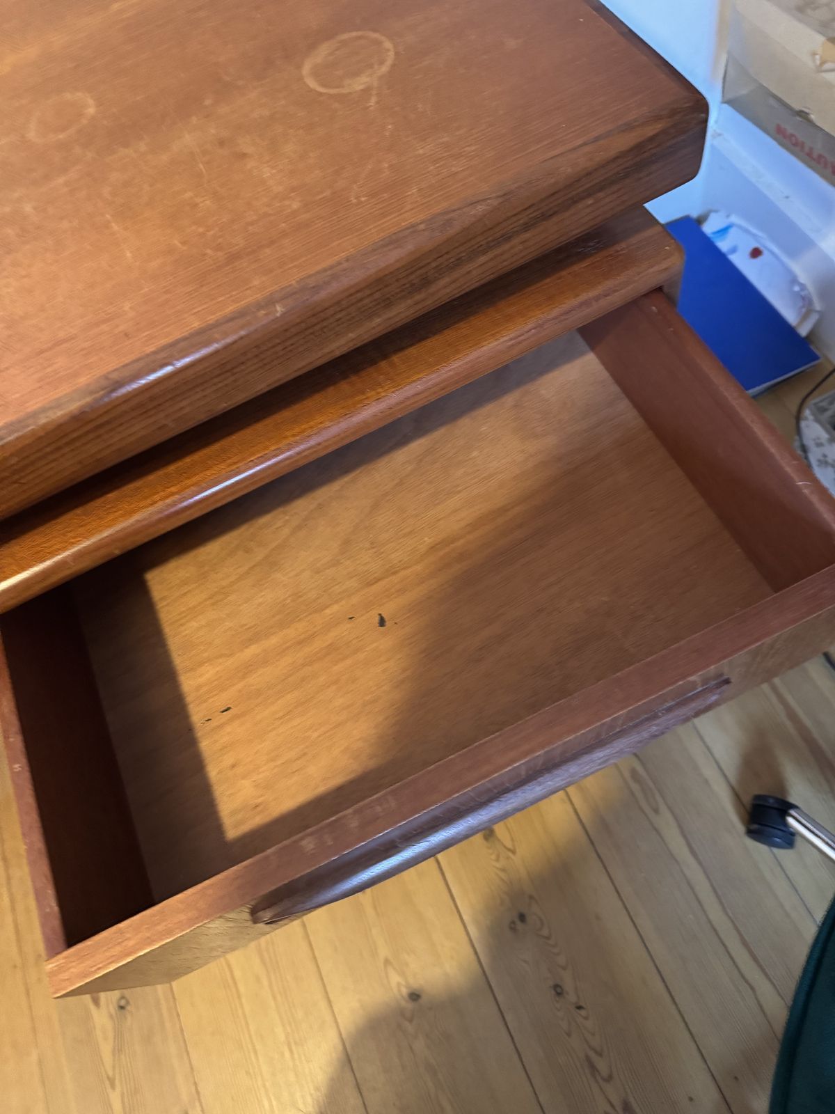 G Plan Fresco Teak Desk With Hidden Drawer   Price Dropped 200 photo vinterior