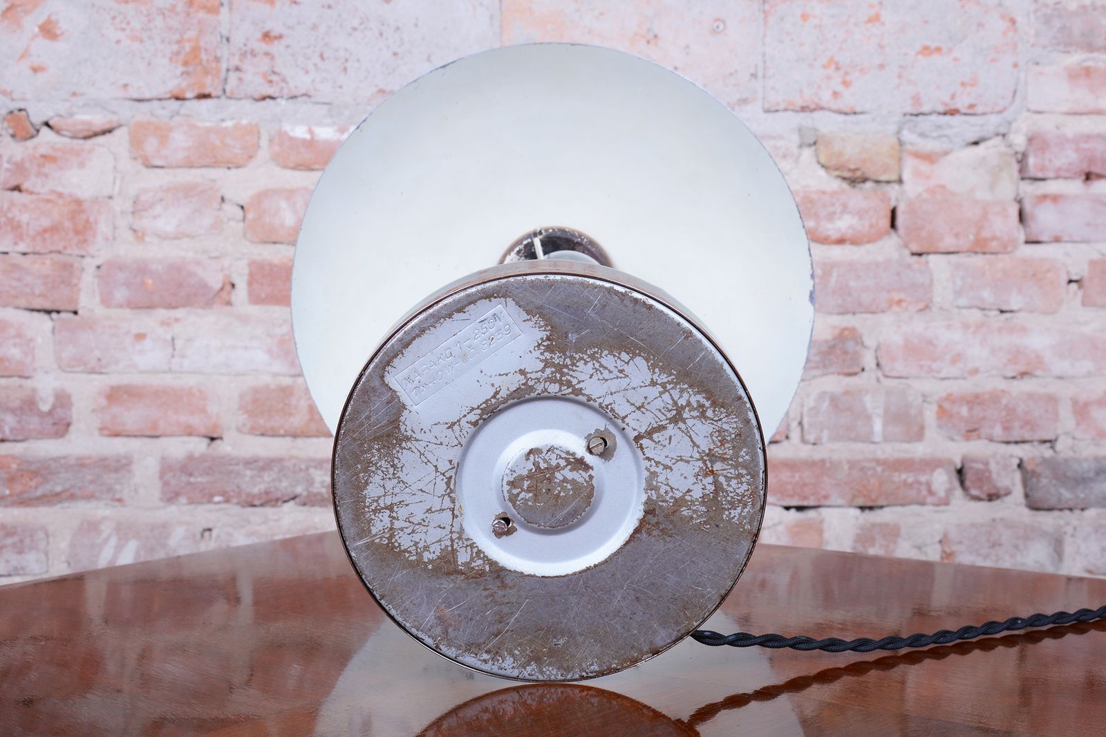 photo for sale Restored Bauhaus Table Lamp, By Miroslav Prokop, Chrome, Steel, Czech, 1930s