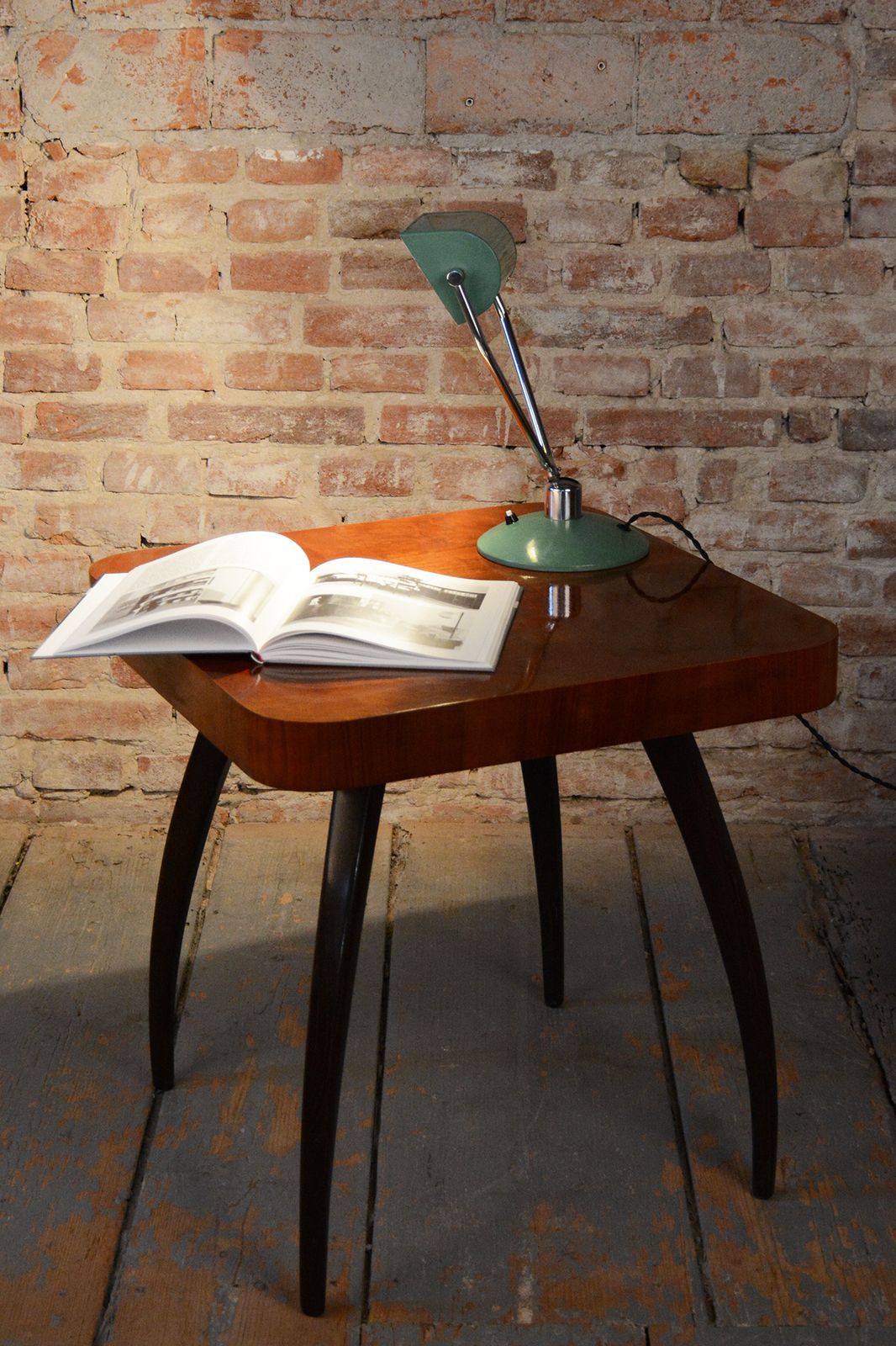 photo for sale Original Mid Century Table Lamp, By Napako, Chrome Plated Steel, Czech, 1950s