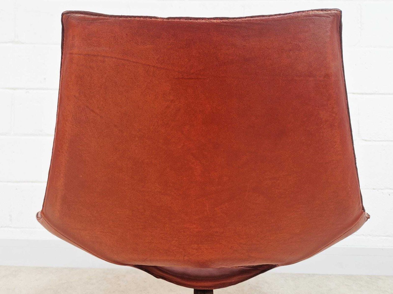 17995.0 Preben Fabricius & Jørgen Kastholm Pair Scimitar Is63 Mid Century Leather Lounge Chairs photo