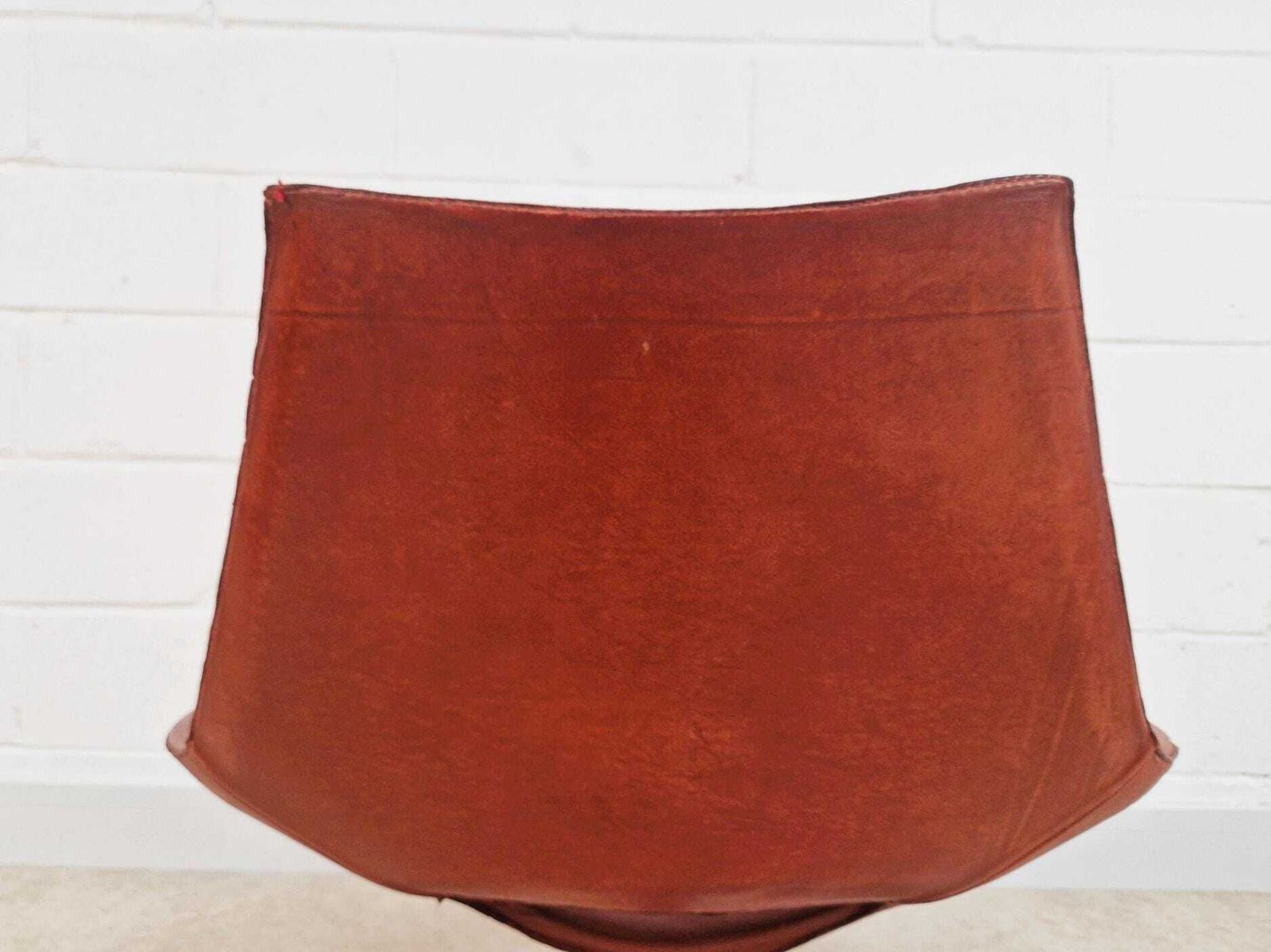 photo buy Preben Fabricius & Jørgen Kastholm Pair Scimitar Is63 Mid Century Leather Lounge Chairs