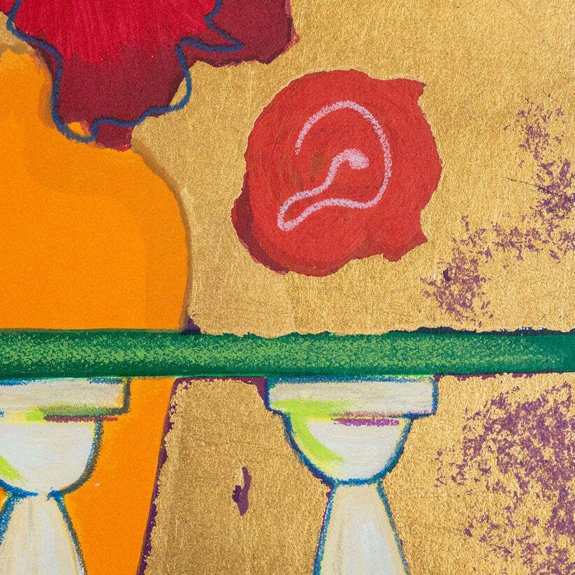 Floraal Stilleven Serigrafiën (Set Van Drie) Van Liz Jardine photo for sale