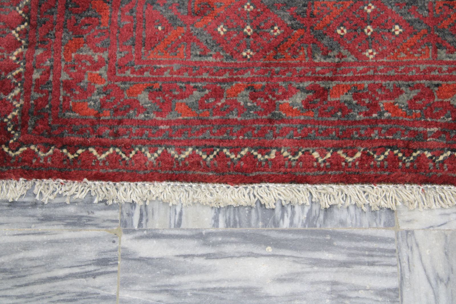 4x6 Geometric Turkmen Bokhara Tribal Afghan Rug photo Textiles