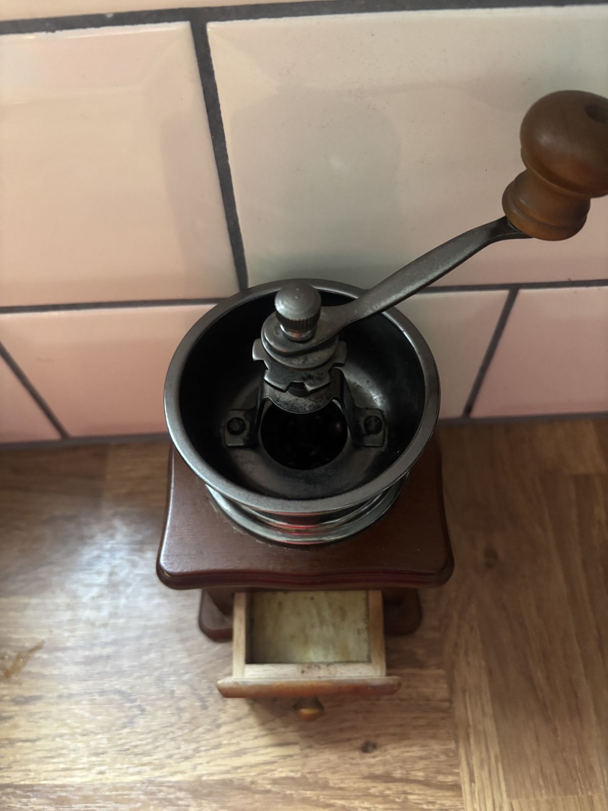 Vintage Coffee Grinder photo furniture