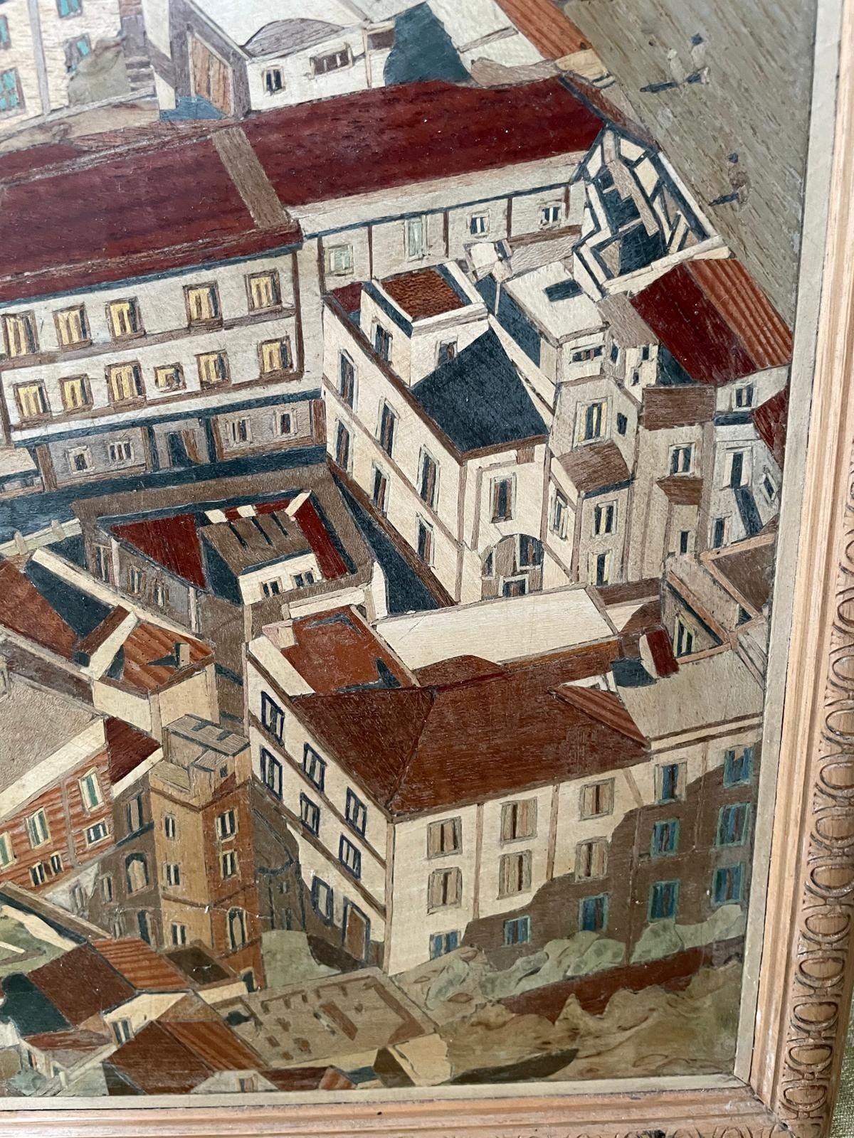 Exquisite Marquetry Depiction Of Amalfi Italy photo buy