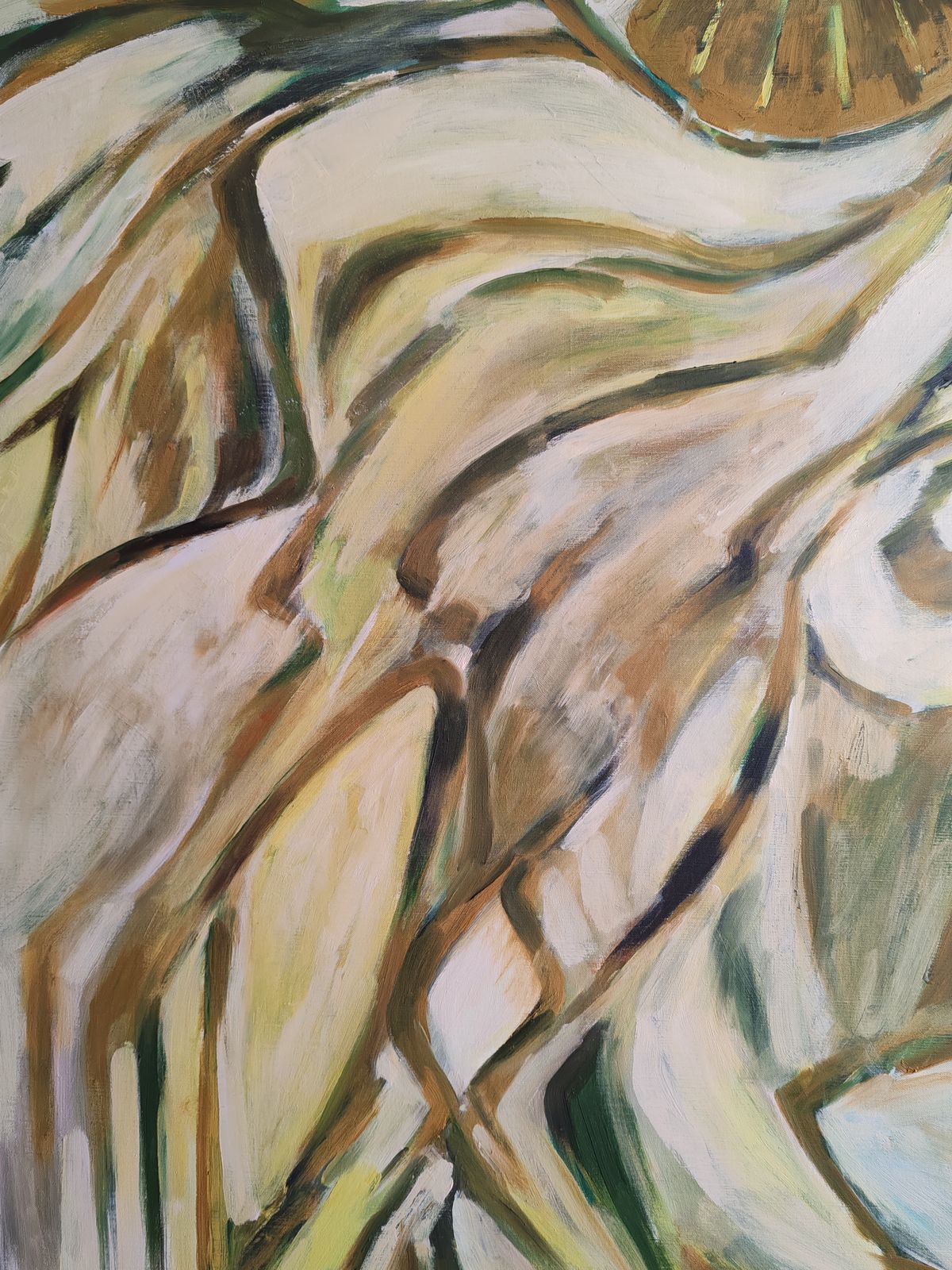 Louis Son (1921-1996), composition abstraite, huile sur toile, signée en bas à droite photo furniture