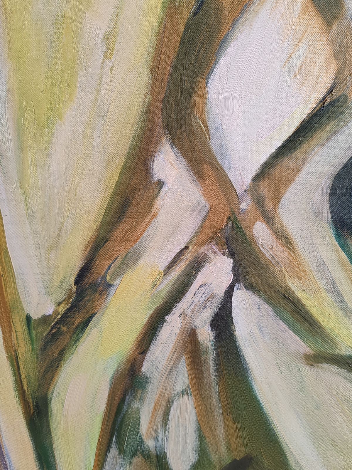 Louis Son (1921-1996), composition abstraite, huile sur toile, signée en bas à droite photo for sale