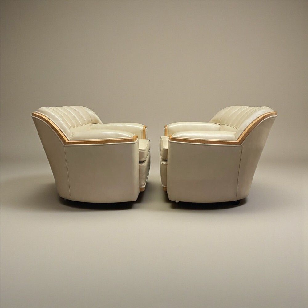 photo furniture Art Deco Pair Of Armchairs By Hary And Lou Epstein