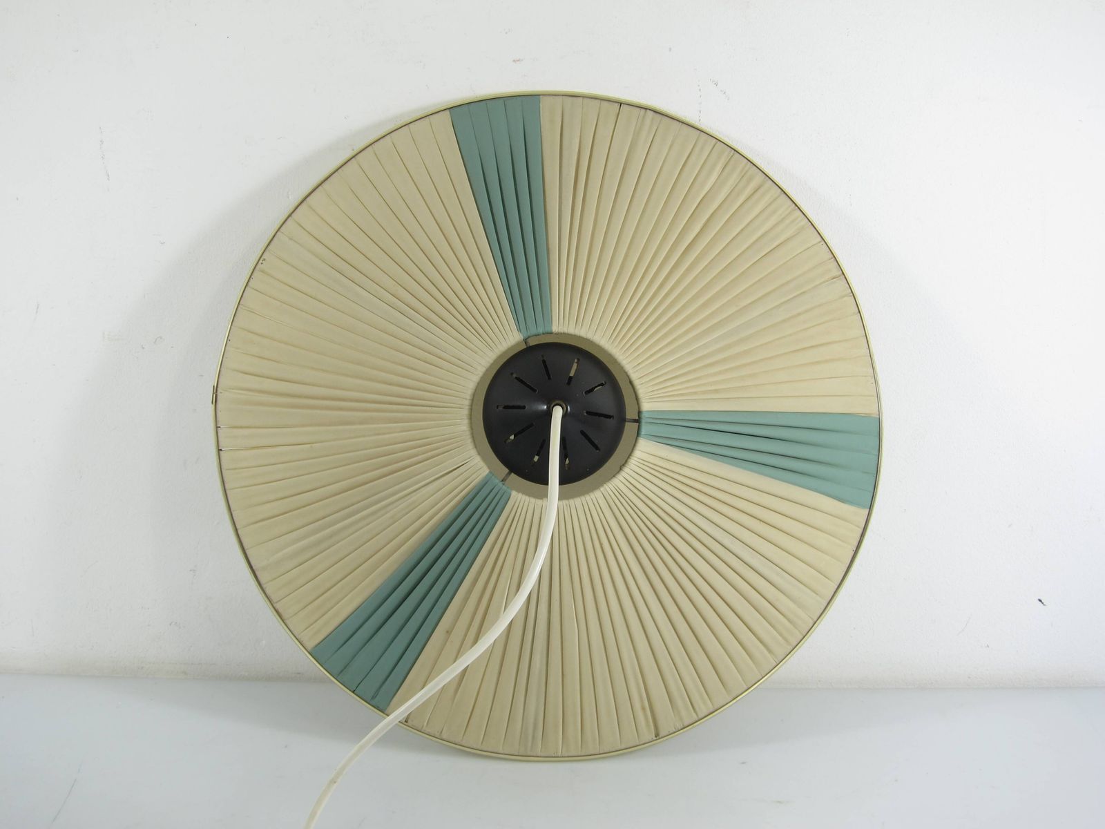 Verlichting Zeldzame Louis Kalff Philips Hanglamp Met Nylonbanden, Ca. Jaren 1950 photo