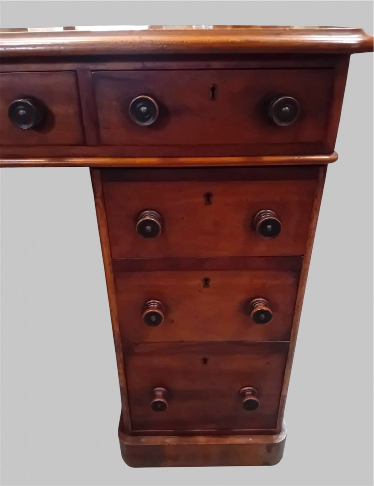 Victorian Walnut Pedestal Desk, C.1860–1880 photo buy