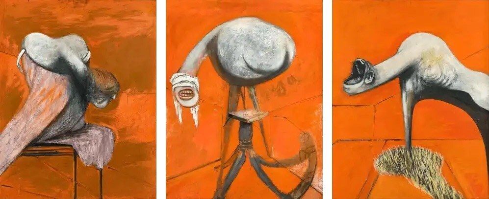 Francis Bacon Three Studies For Figures At The Base Of A Crucifixion, 2205