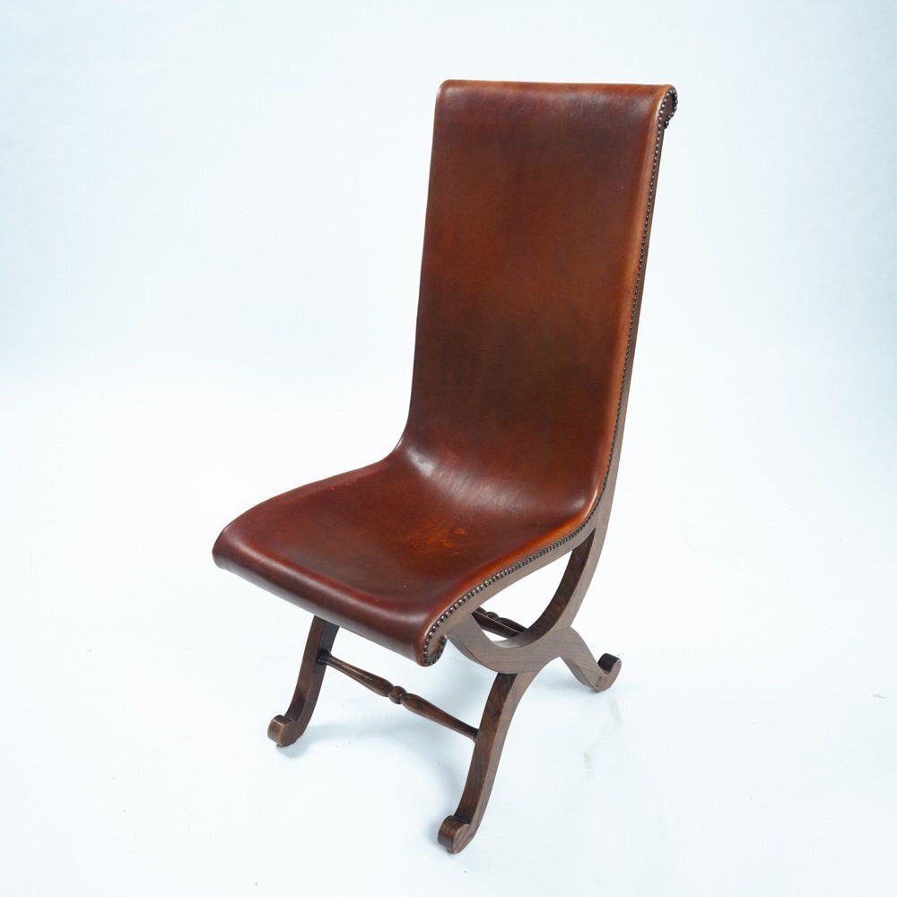 Spanish Slipper Chairs By Pierre Lottier For Almazan, 1970s photo vinterior