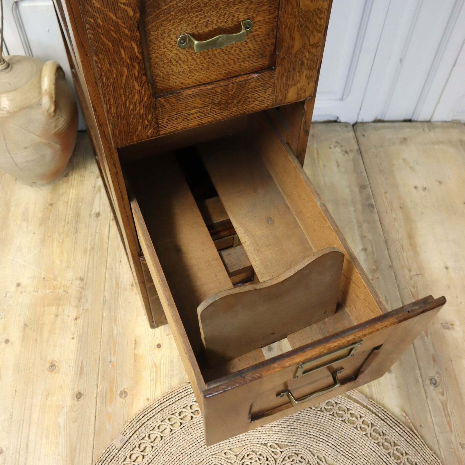 Antique Oak Filing Drawers., Mid 20th Century photo 775.0