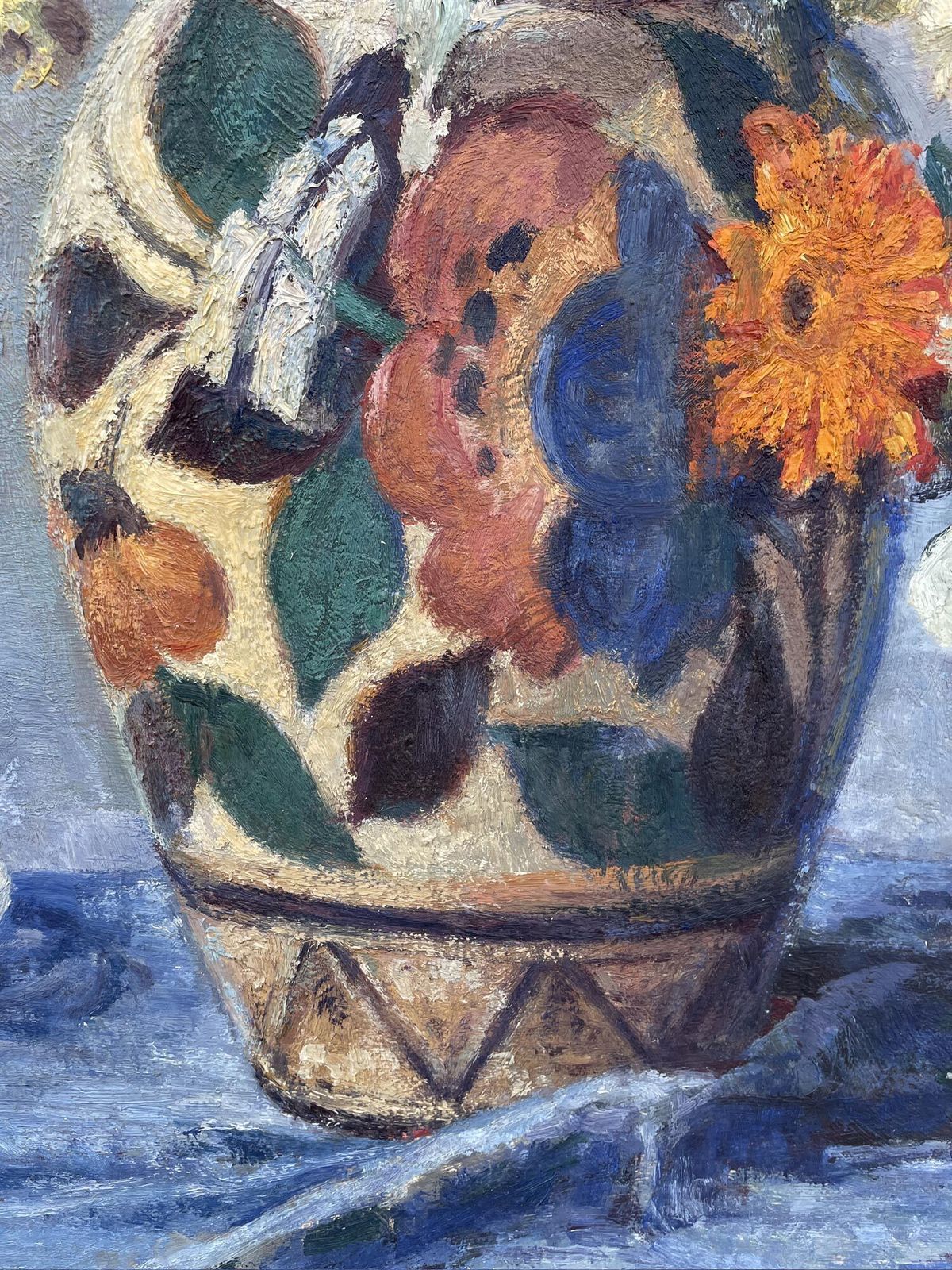 G. Gagneau, Composition With Dahlias And Gerberas photo 900.0