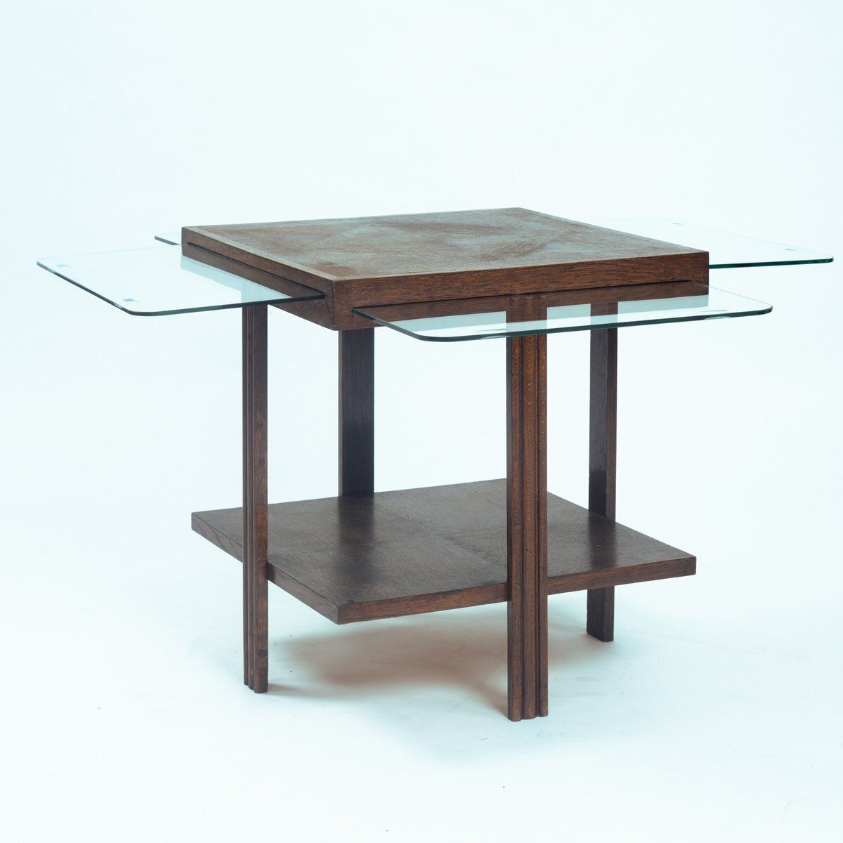 Art Deco Play Table With Extendible Glass Tops, 1930s photo furniture