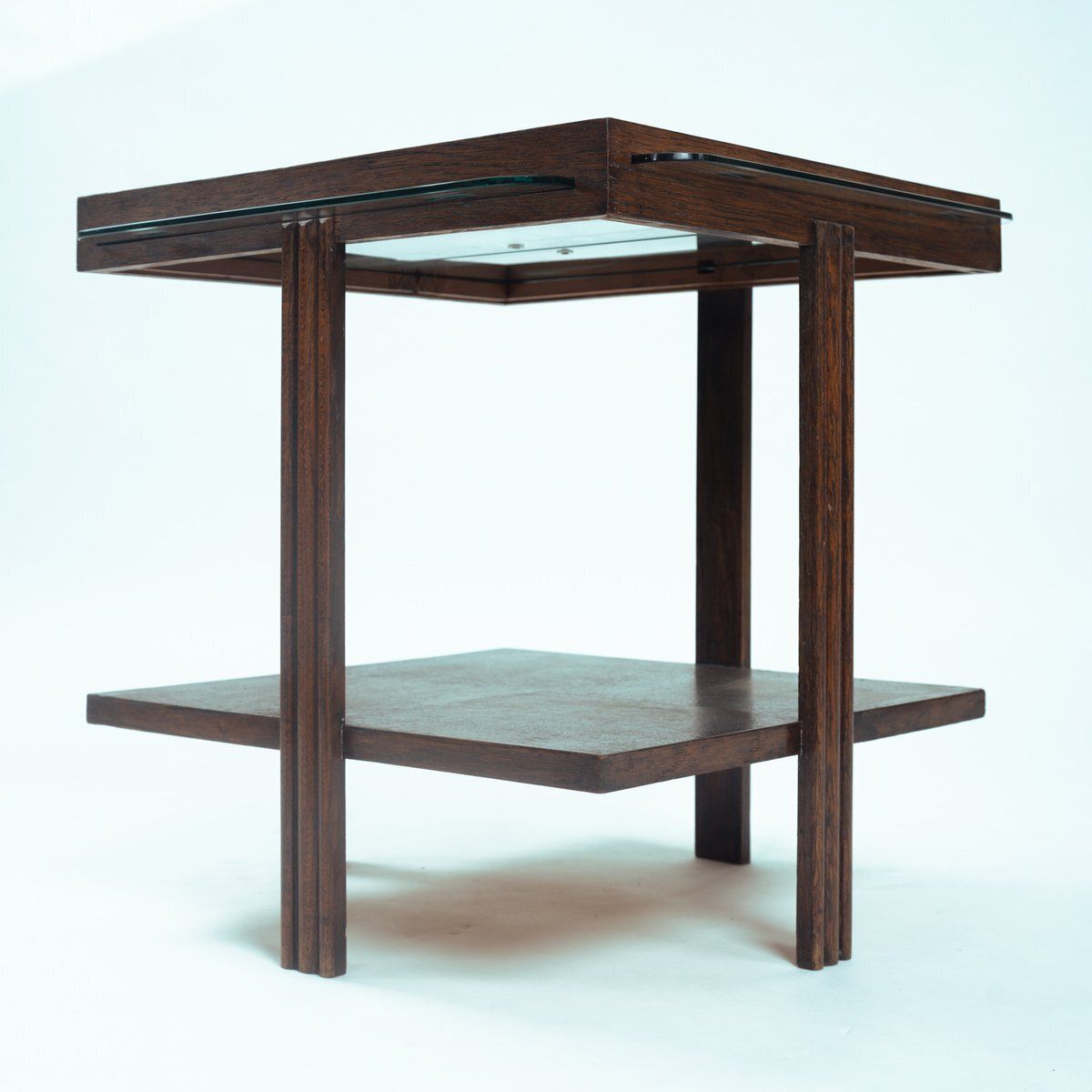 photo furniture Art Deco Play Table With Extendible Glass Tops, 1930s