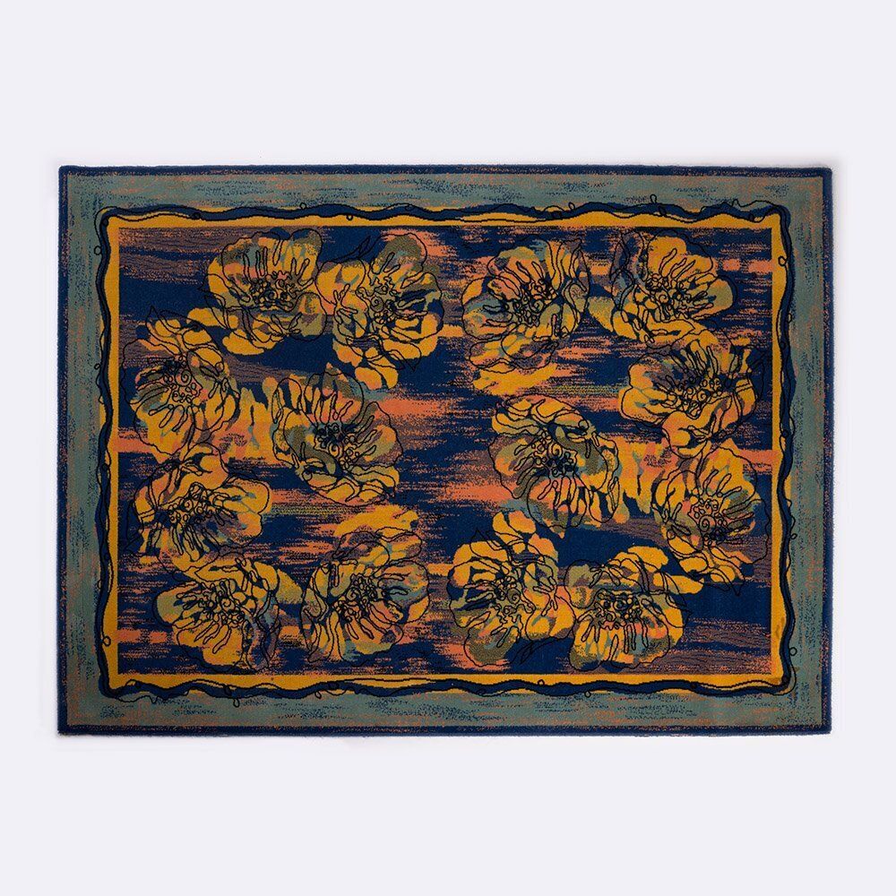 Postmodern Art Rug By Pierre Baldain For Neder, Belgium