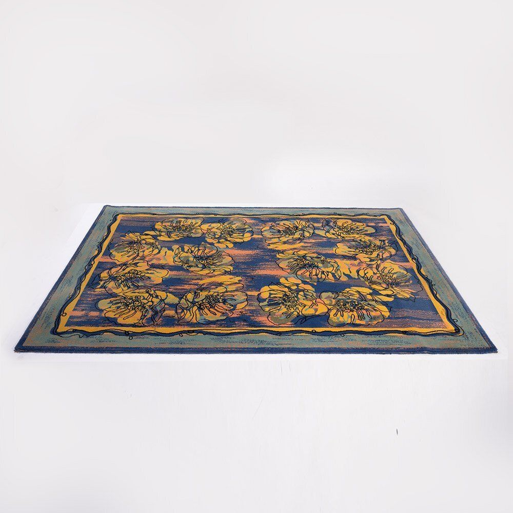 Postmodern Art Rug By Pierre Baldain For Neder, Belgium photo Textiles