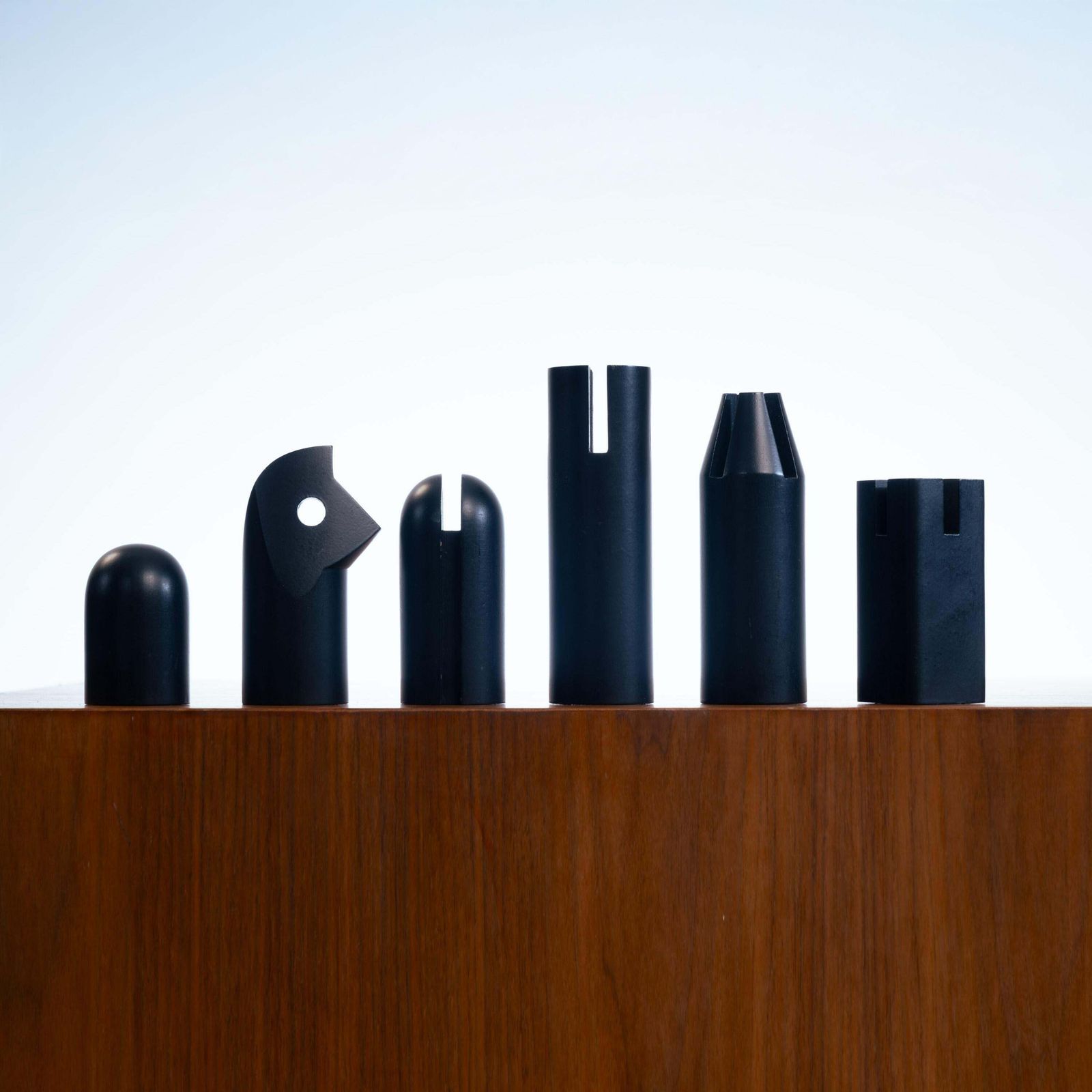 Carl Auböck Modern Wooden Chess Set For Werkstätte Auböck, Austria Vienna 1960´S photo vintage