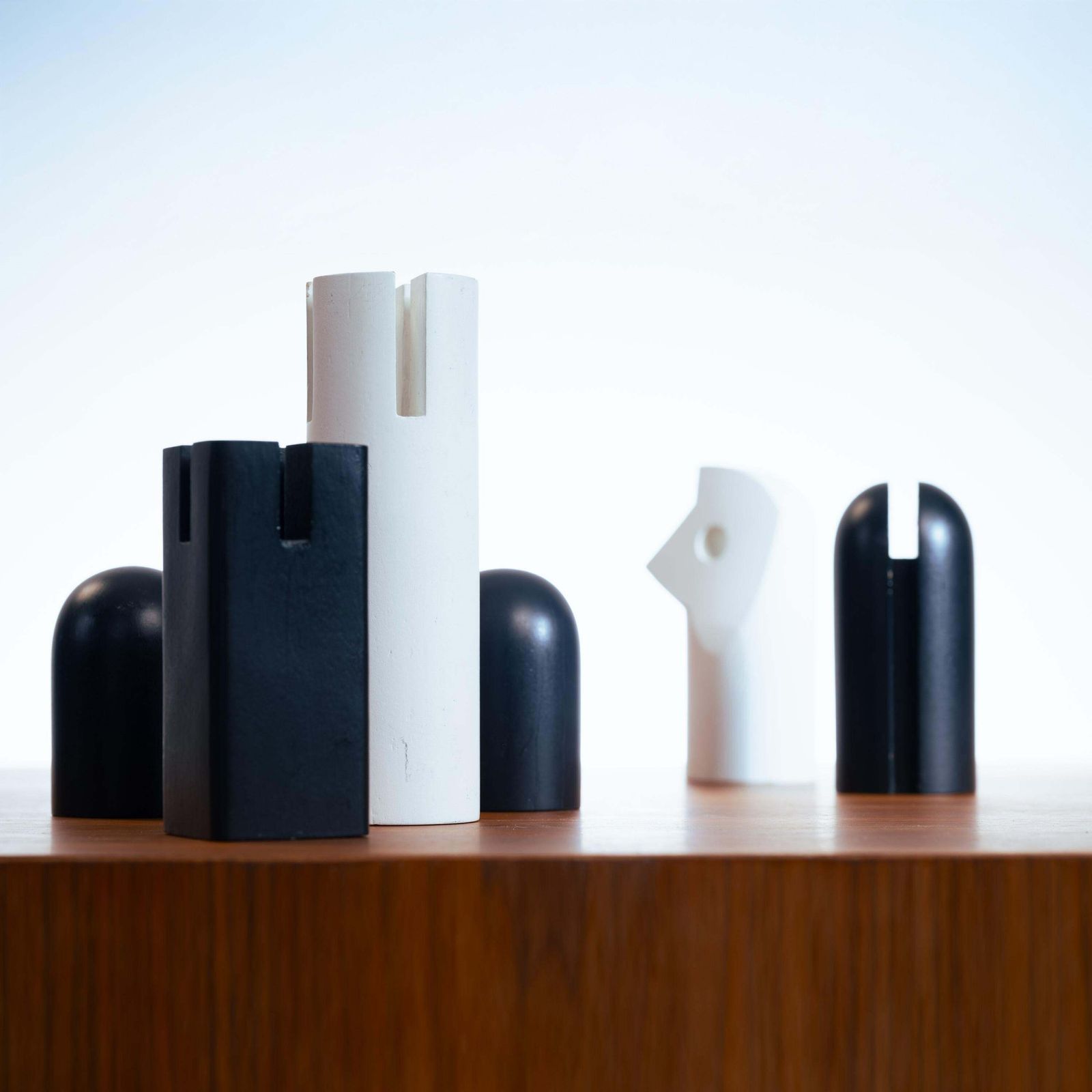 photo buy Carl Auböck Modern Wooden Chess Set For Werkstätte Auböck, Austria Vienna 1960´S