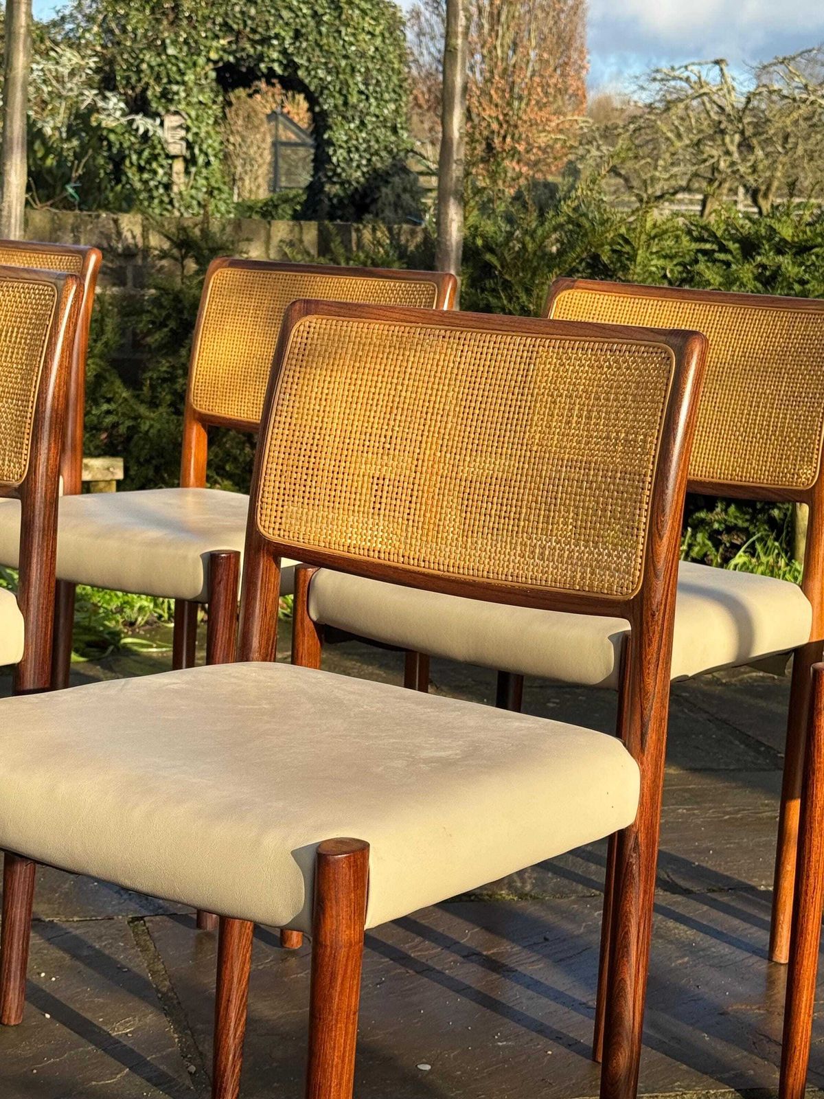 Danish Rosewood Set Of Eight Dining Chairs By Niels Otto Moller 1960. photo 5500.0