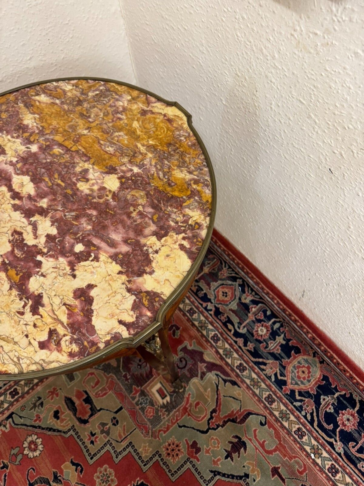 photo buy Outstanding Quality French Kingwood Marble Top Centre Table Circa 1950