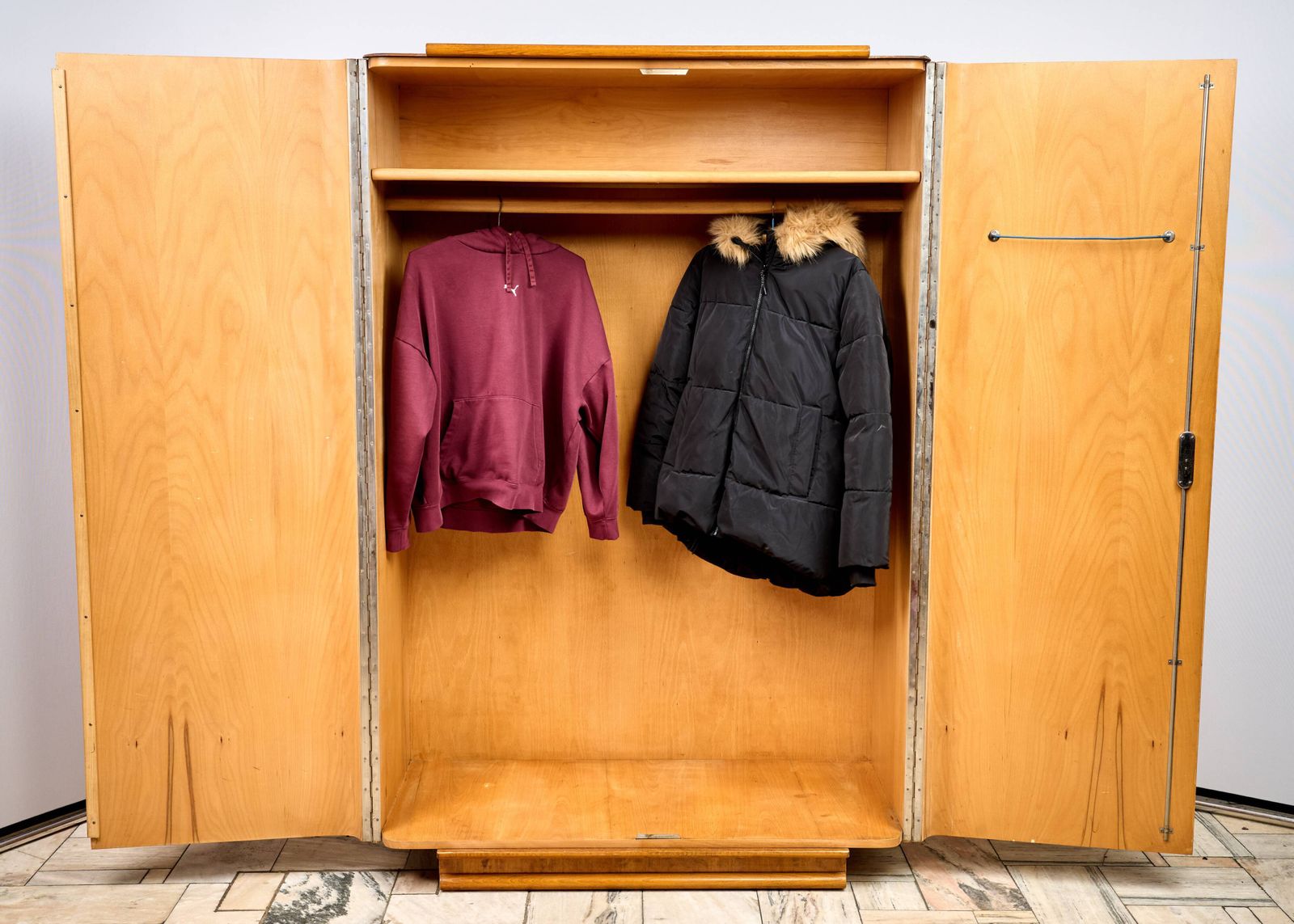Art Déco Wardrobe By Jindřich Halabala, 1960s, Czechoslovakia photo Furniture