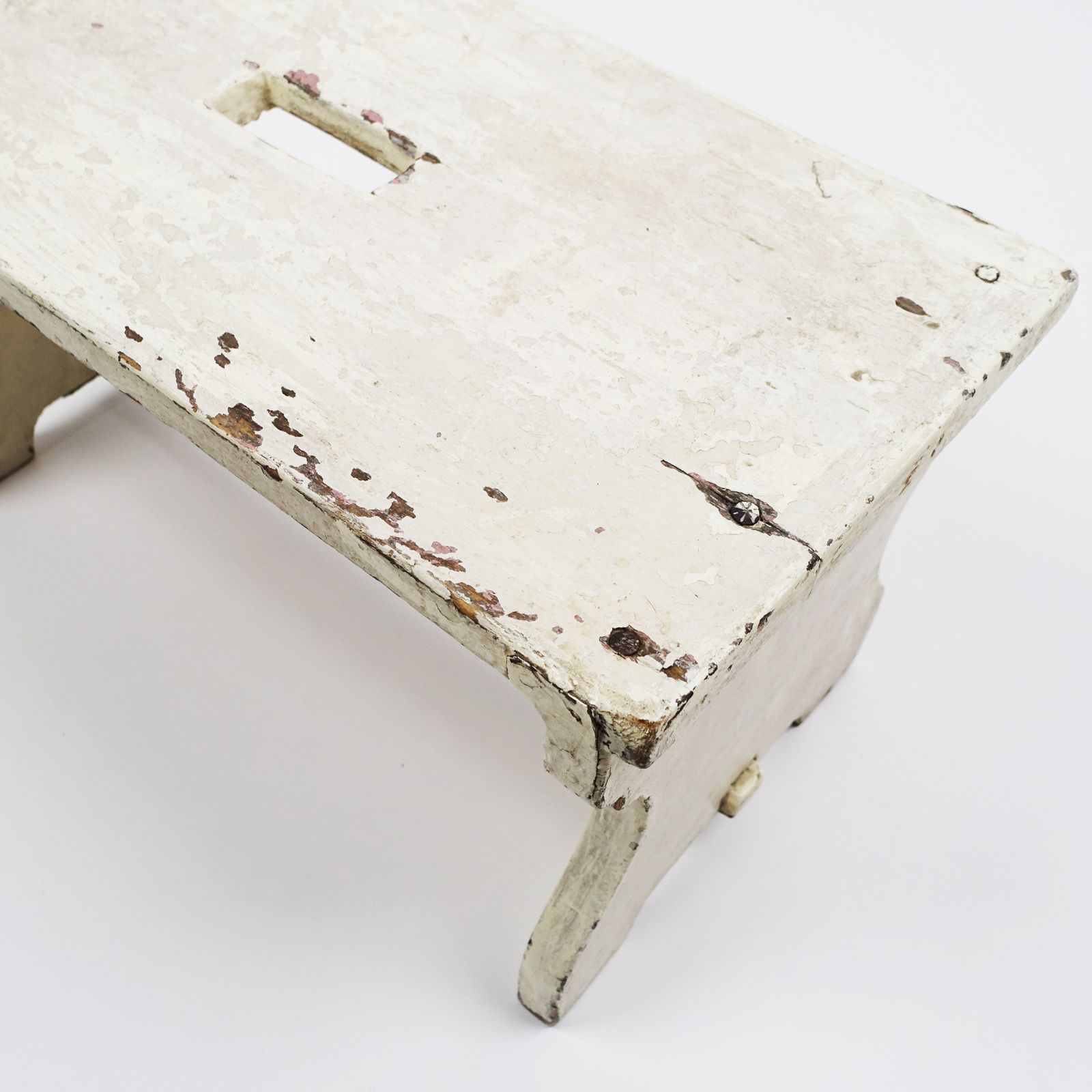 Set Of 3 Primitive Wooden Farmhouse Stools, 1930s photo Furniture