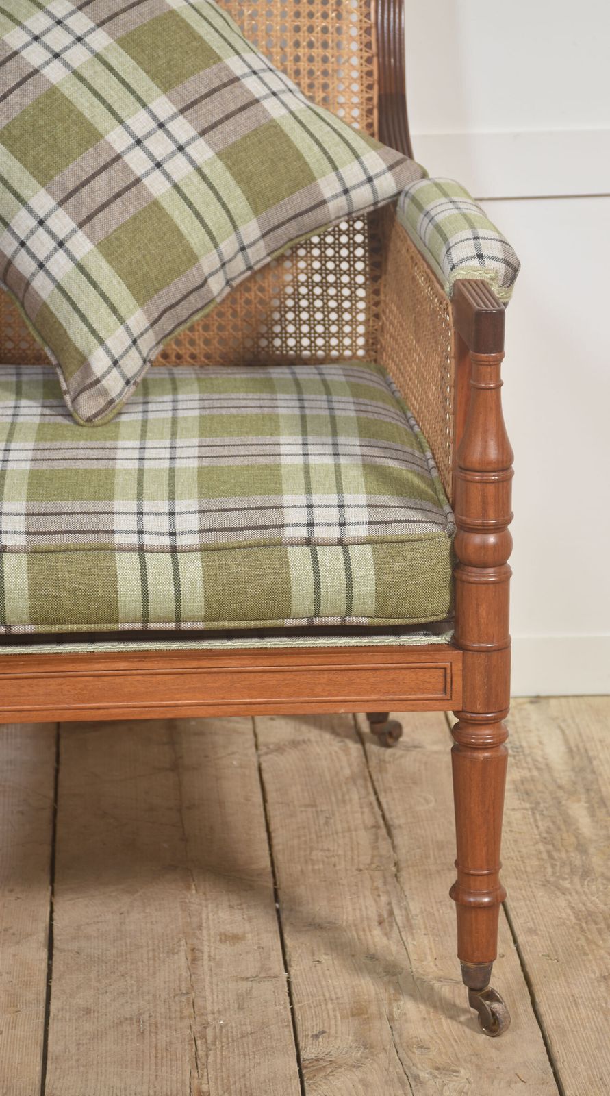 photo furniture Distinguished Mahogany Bergère Armchair
