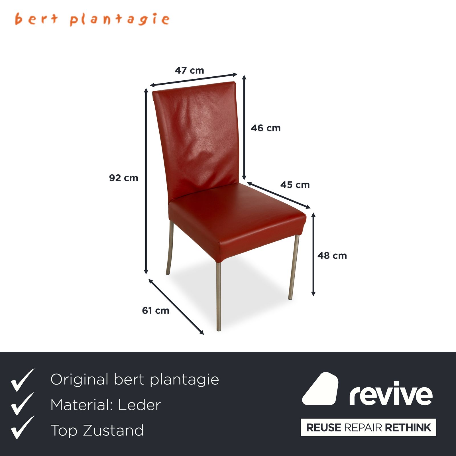 Set Of 6 Bert Plantagie Felp Leather Chairs Red Bordeaux Wine photo furniture