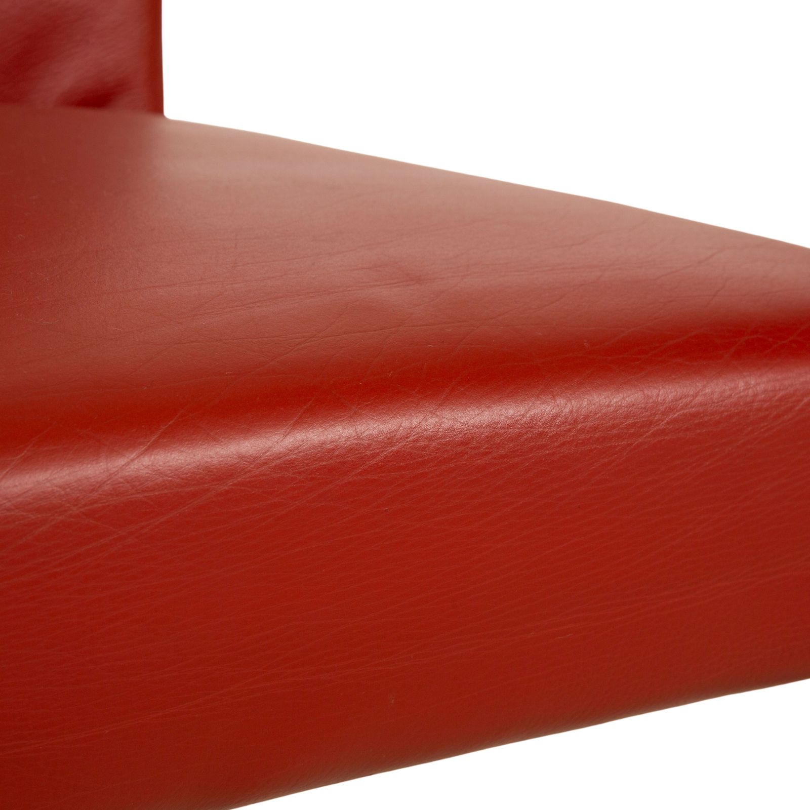 Set Of 6 Bert Plantagie Felp Leather Chairs Red Bordeaux Wine photo for sale