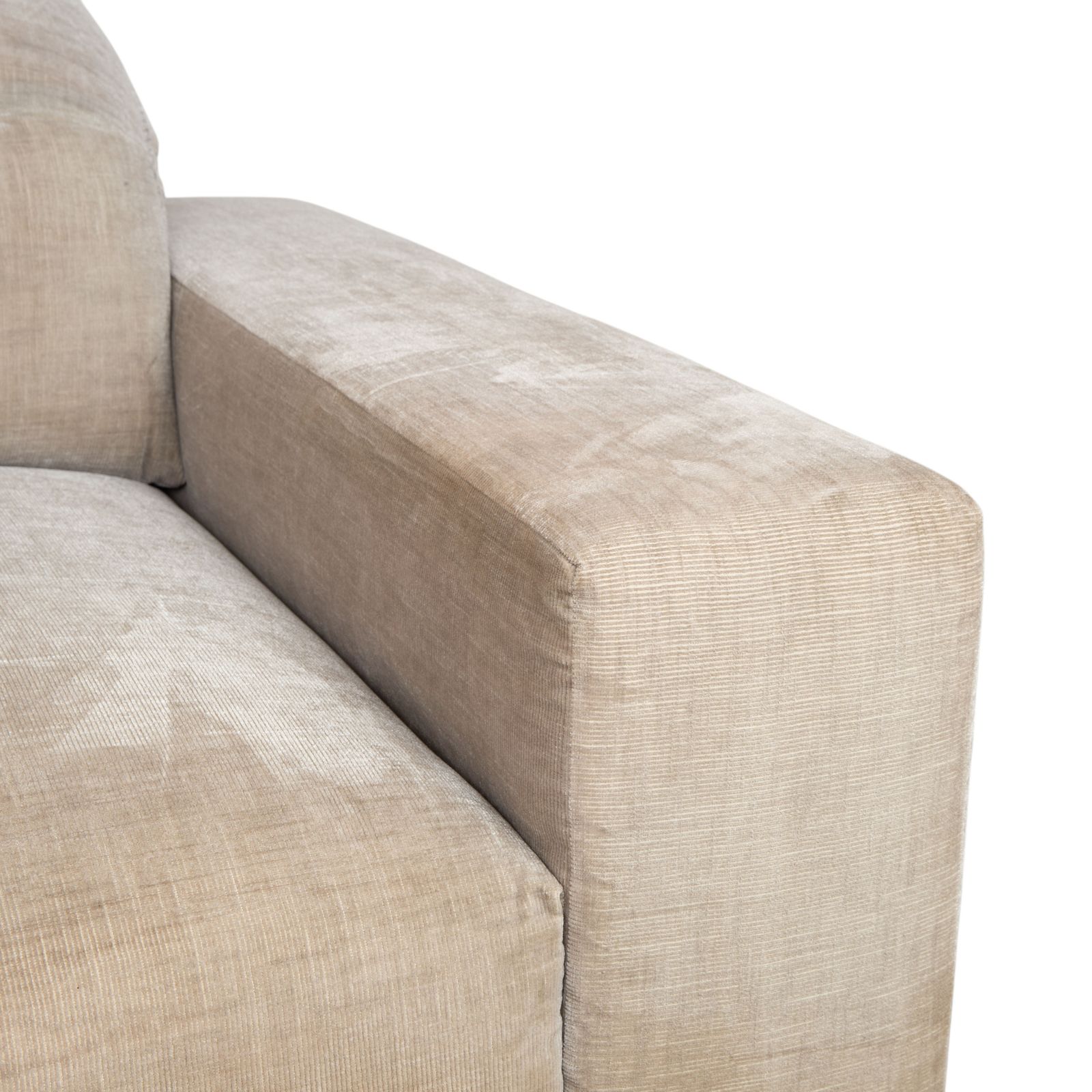 Canapé BoConcept Hampton 2 places en tissu beige, fonction manuelle photo vinterior