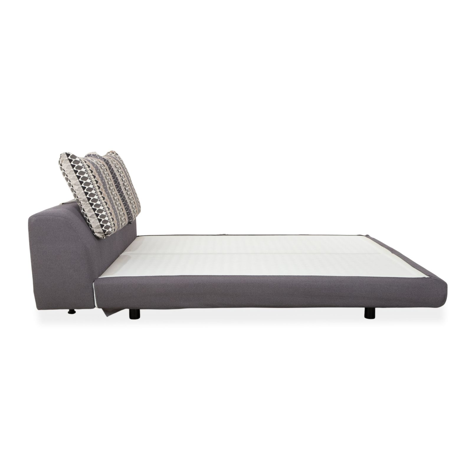 photo furniture Lit Bullfrog en tissu gris