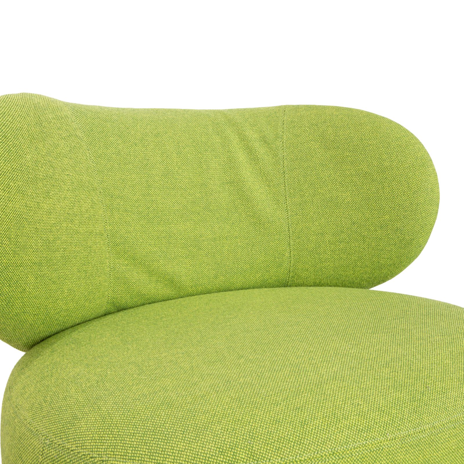 Fauteuil pivotant Walter Knoll Bao en tissu et cuir, vert et brun photo 2570.0