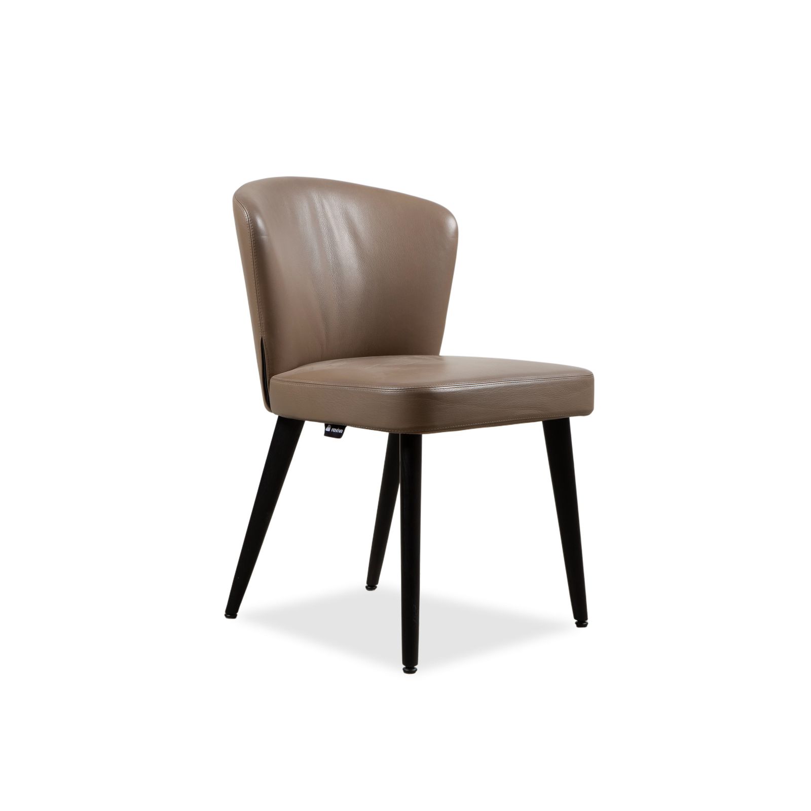 Minotti Aston Leather Chair Brown