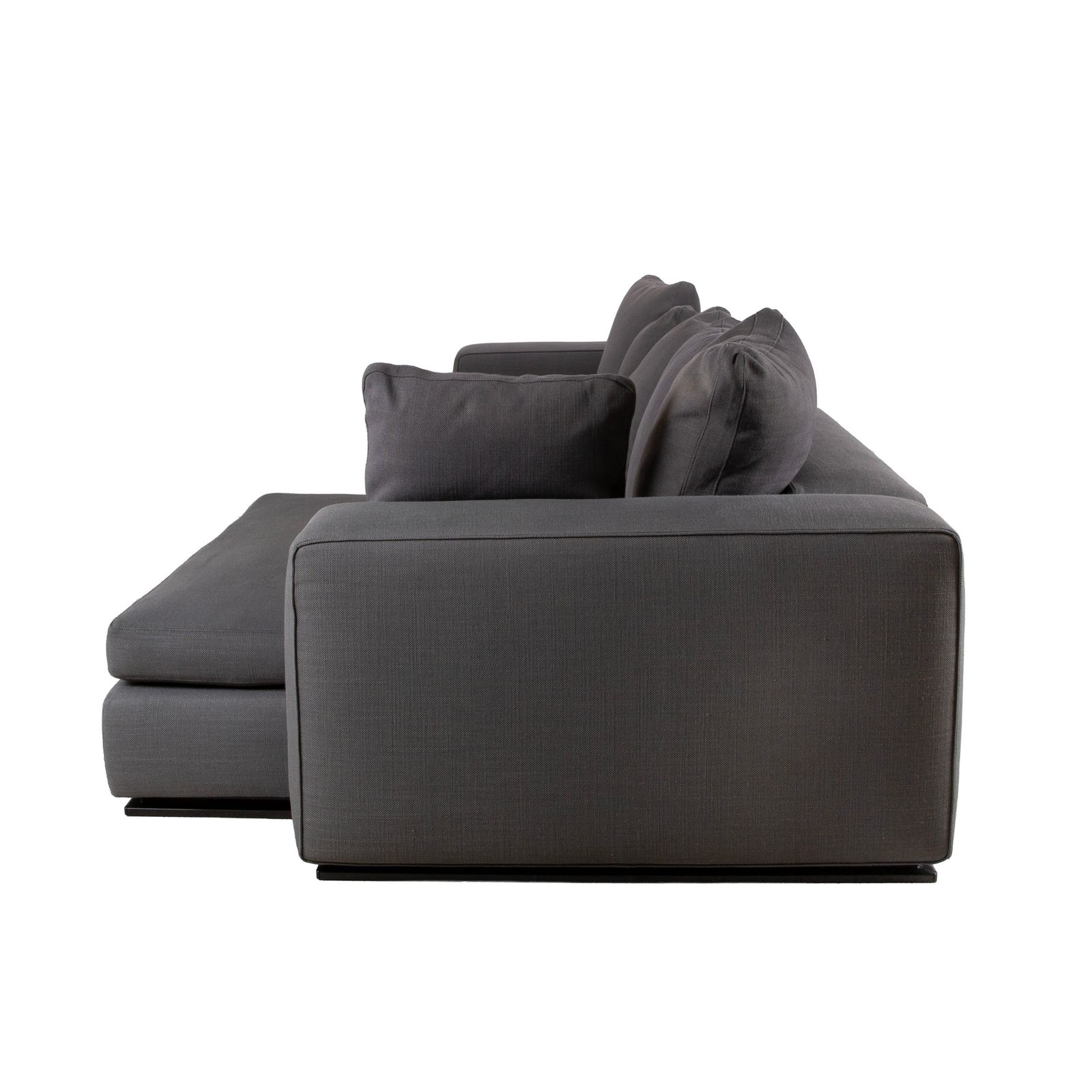 photo for sale Canapé d'angle Minotti en tissu gris