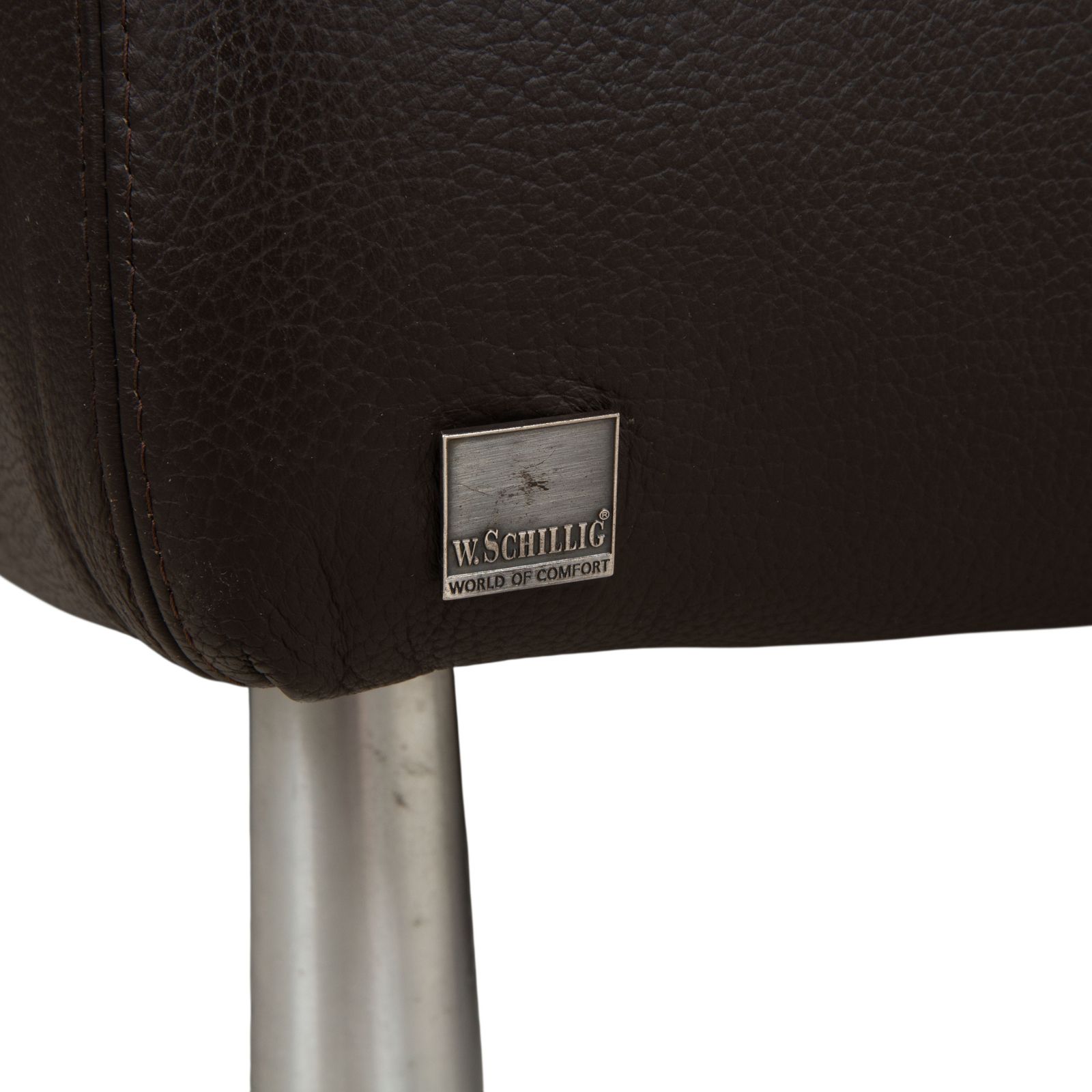 photo for sale Canapé d'angle Willi Schillig en cuir marron