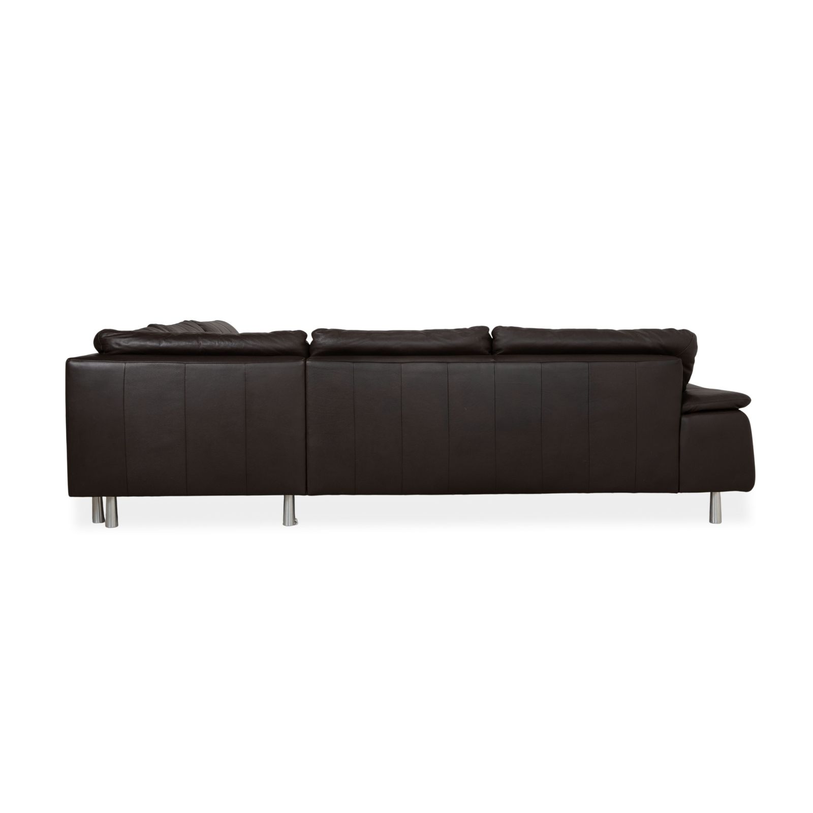Mobilier Canapé d'angle Willi Schillig en cuir marron photo