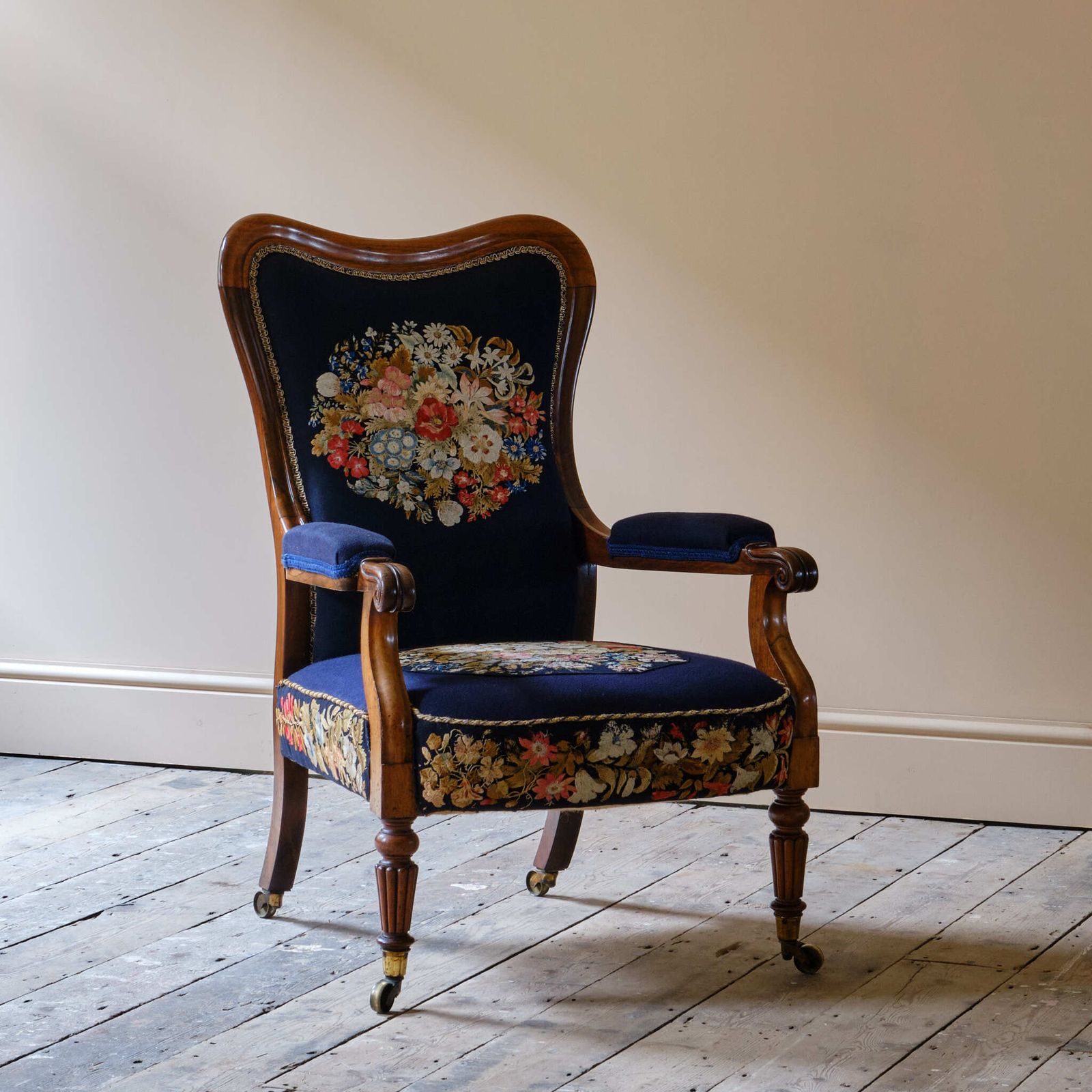 photo for sale Early 19th Century Rosewood Armchair Attr' Gillows