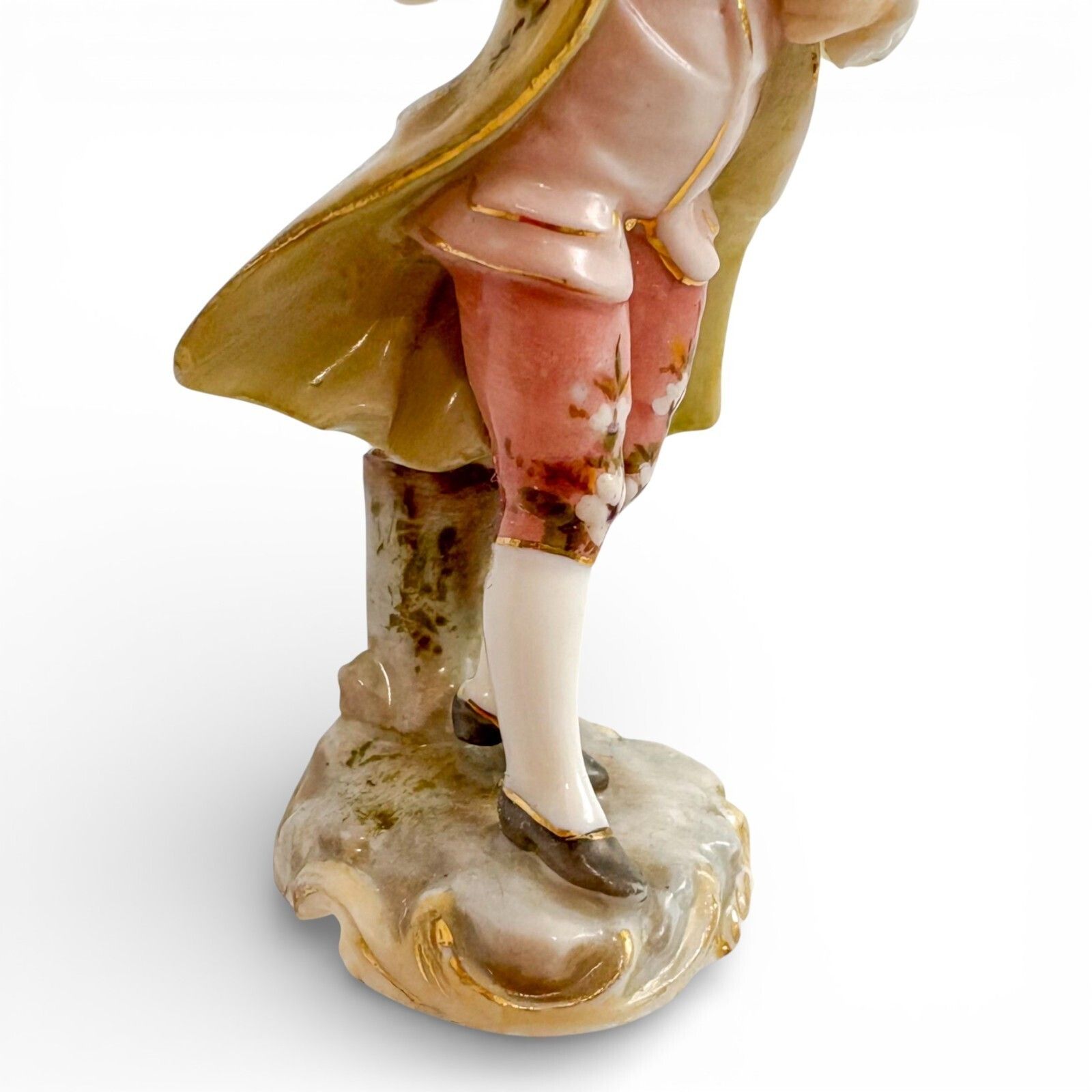photo for sale Antique German Porcelain Figurine Gentleman With Letter, Triebner Ens 1880s