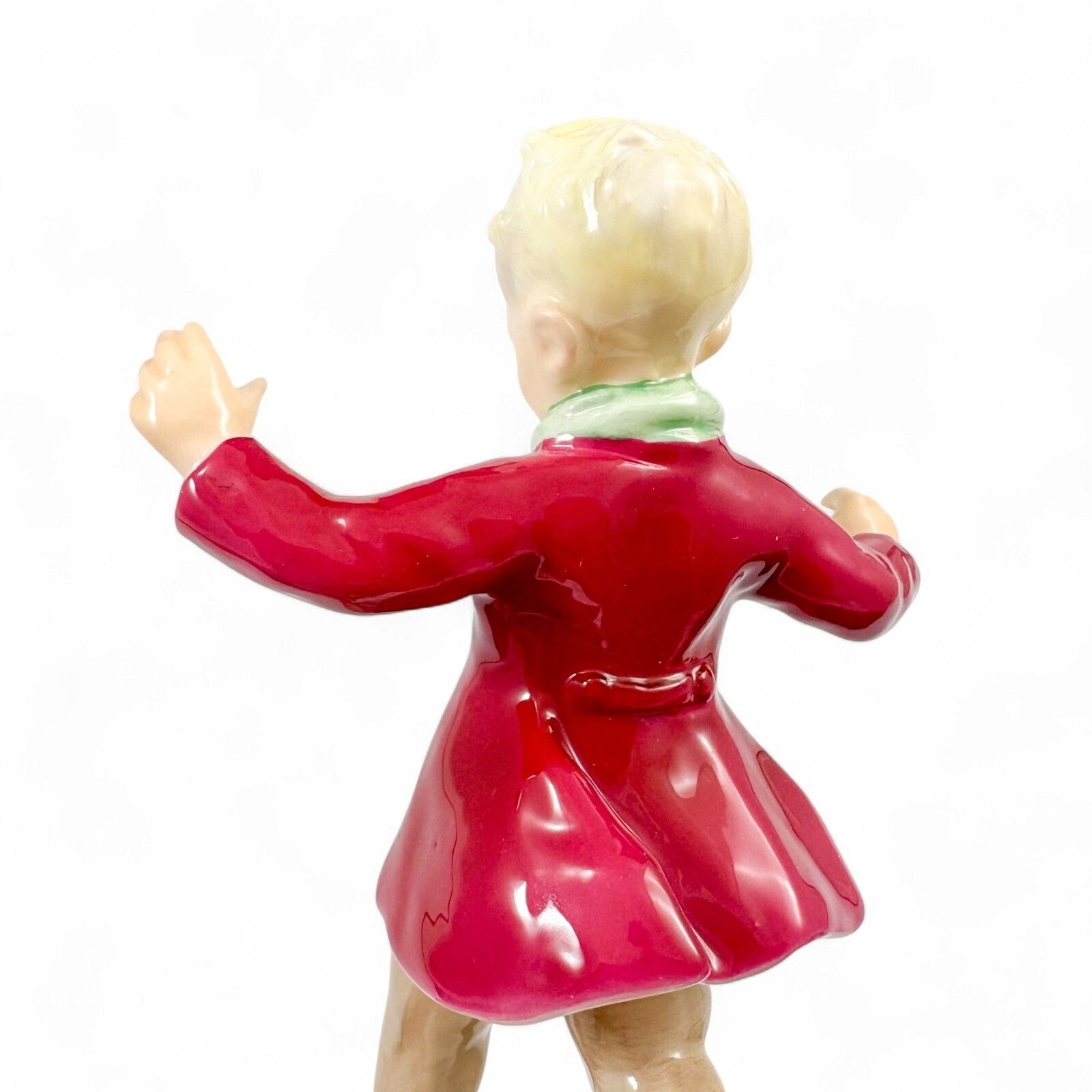 photo for sale Royal Worcester Porcelain Ice Skating Child Figurine By F G Doughty Model 3452
