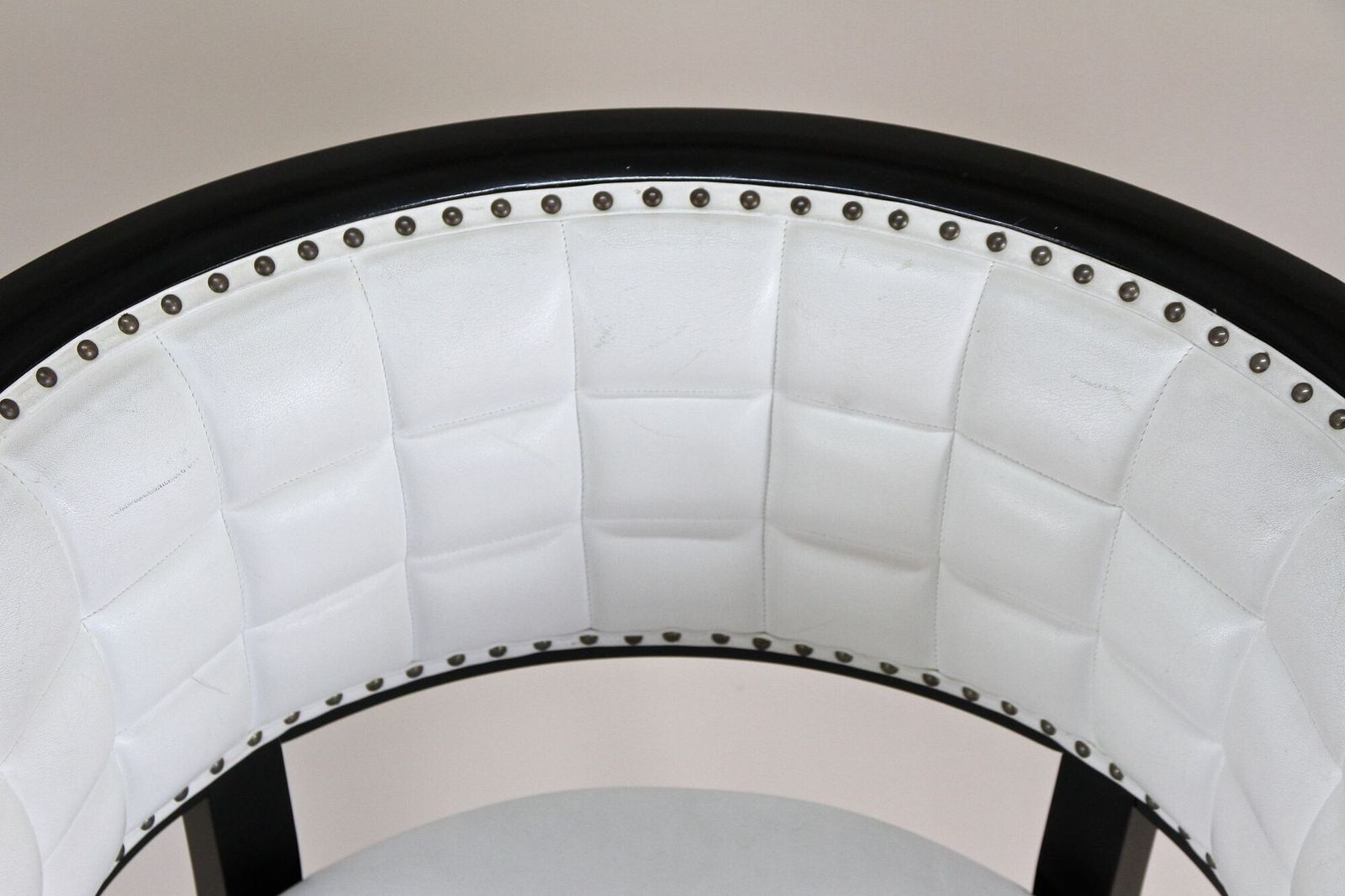 20th Century Thonet Armchair   White Leather, Design By M.Kammerer, At Ca. 1980 photo buy