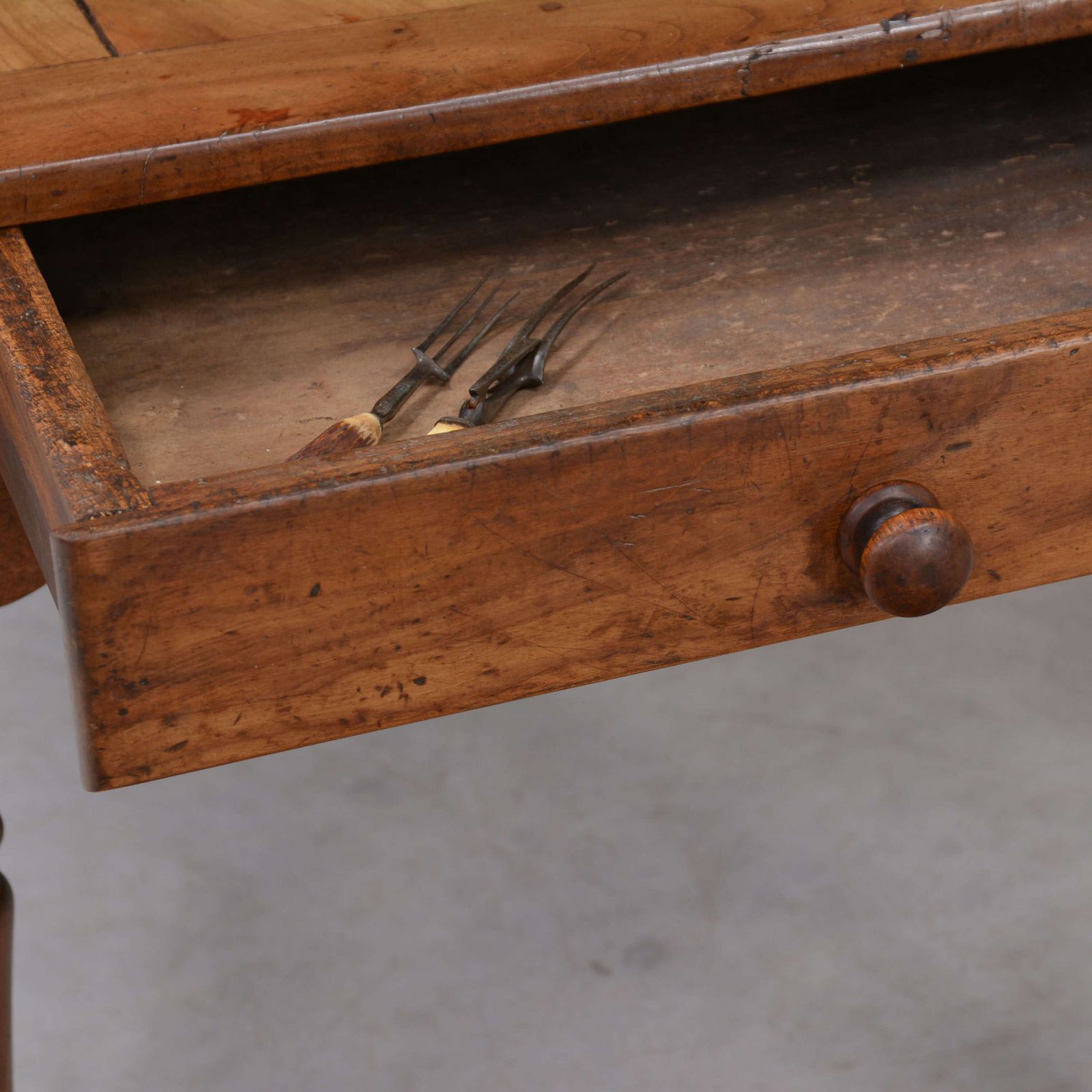 19th Century French Fruitwood Farmhouse Table photo buy