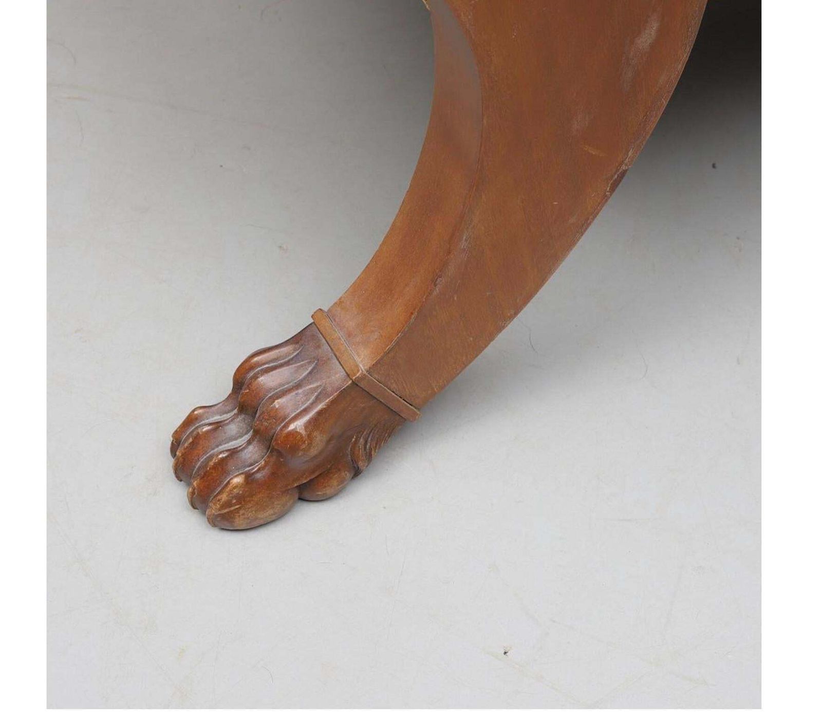 Swedish Biedermeier Antique Sofa Couch Empire 19th C 3 4 Seat Lion Feet photo furniture