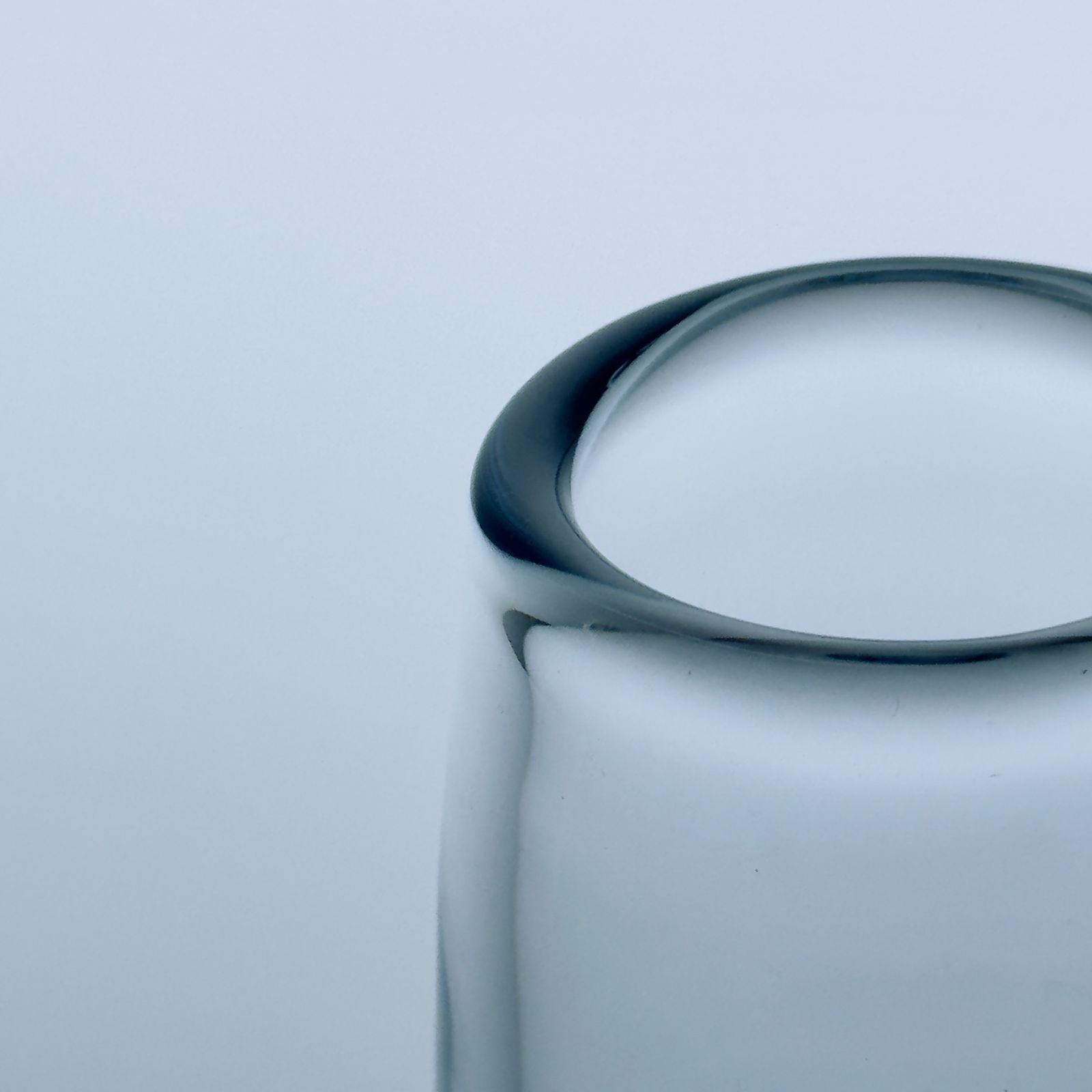 photo vintage Original Blue Glass Vase By Per Lütken For Holmegaard, Denmark, 1960s